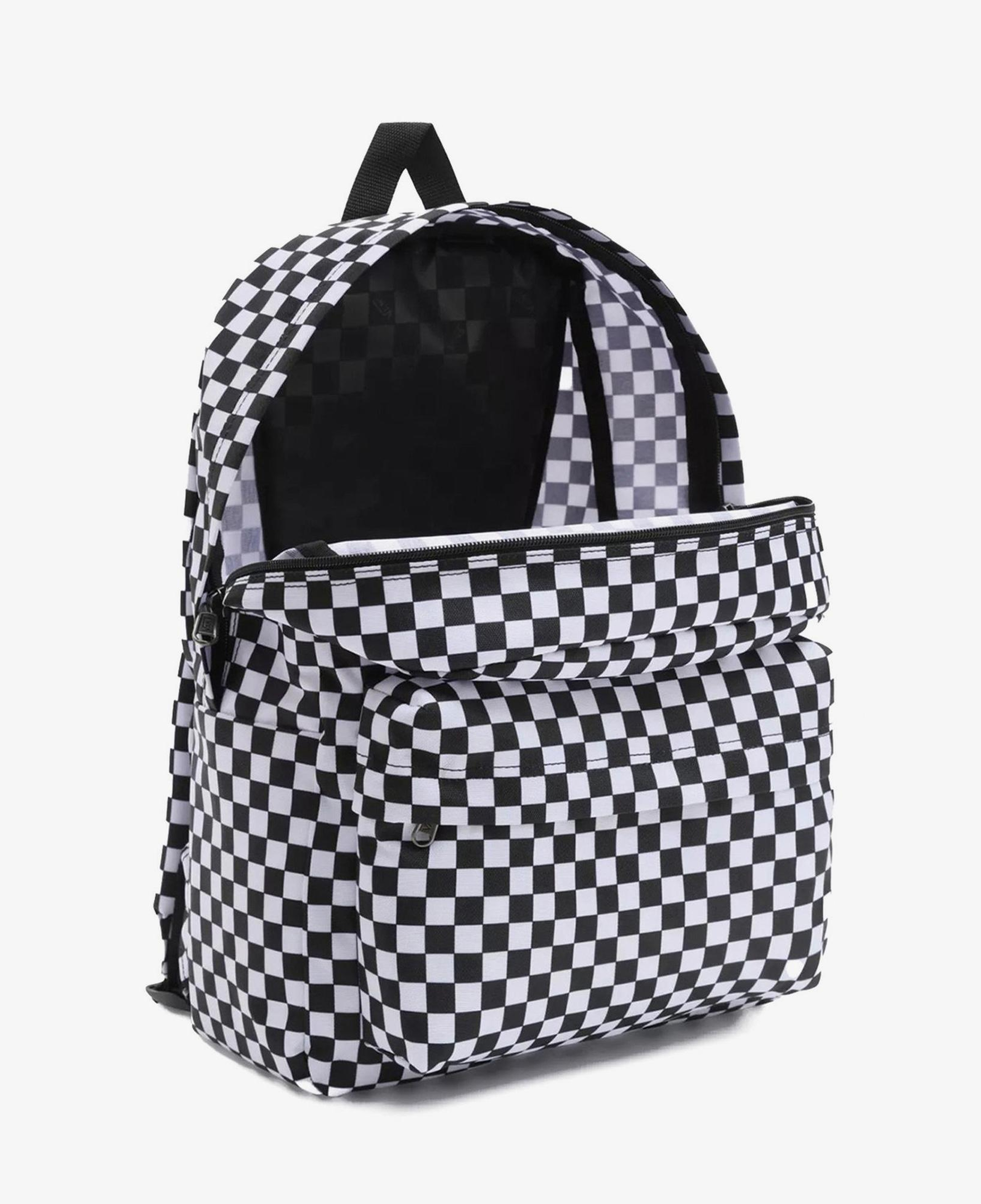 Vans Old Skool Check Unisex Siyah/Beyaz Sırt Çantası