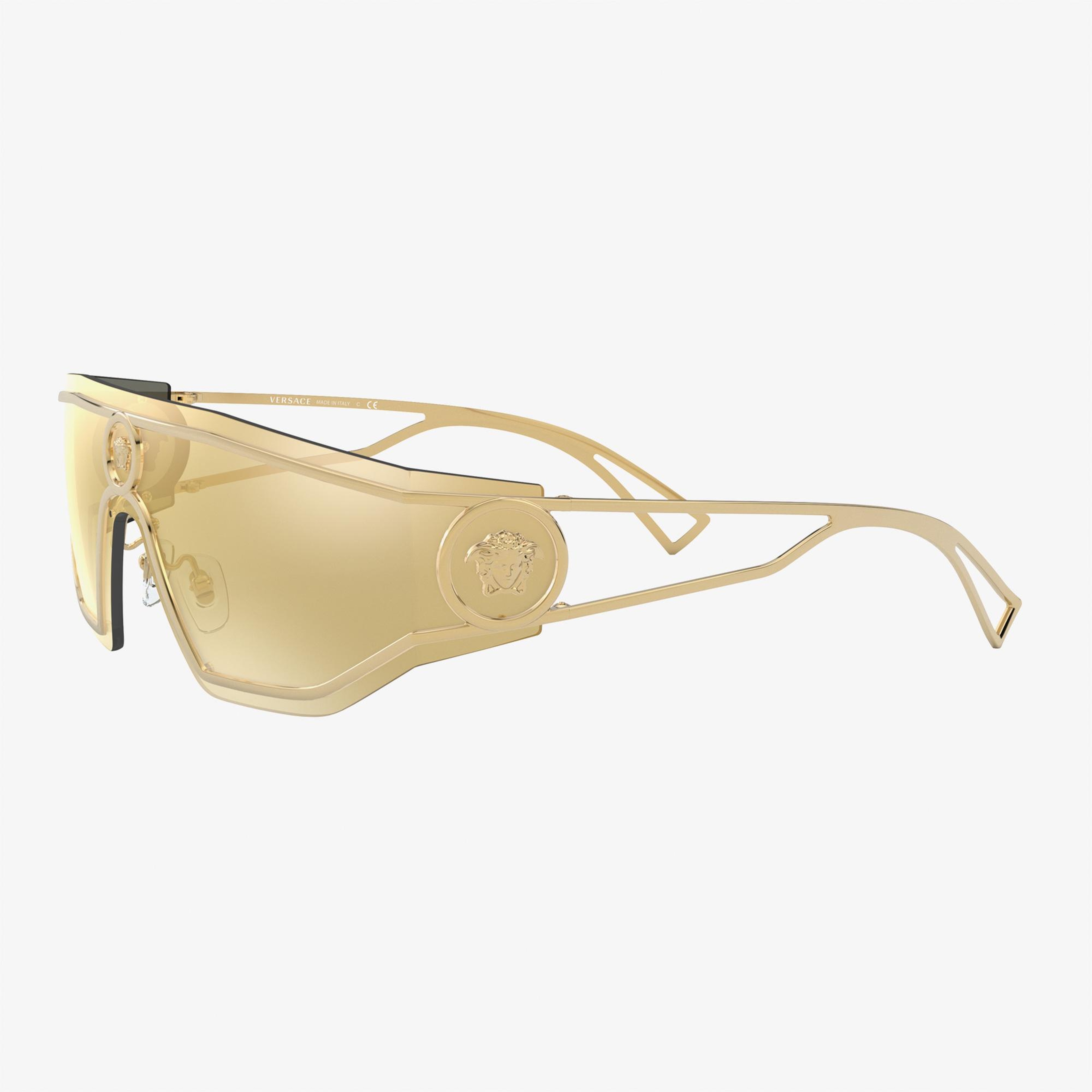 VERSACE 0Ve2226 Erkek Altın Rengi Güneş Gözlüğü