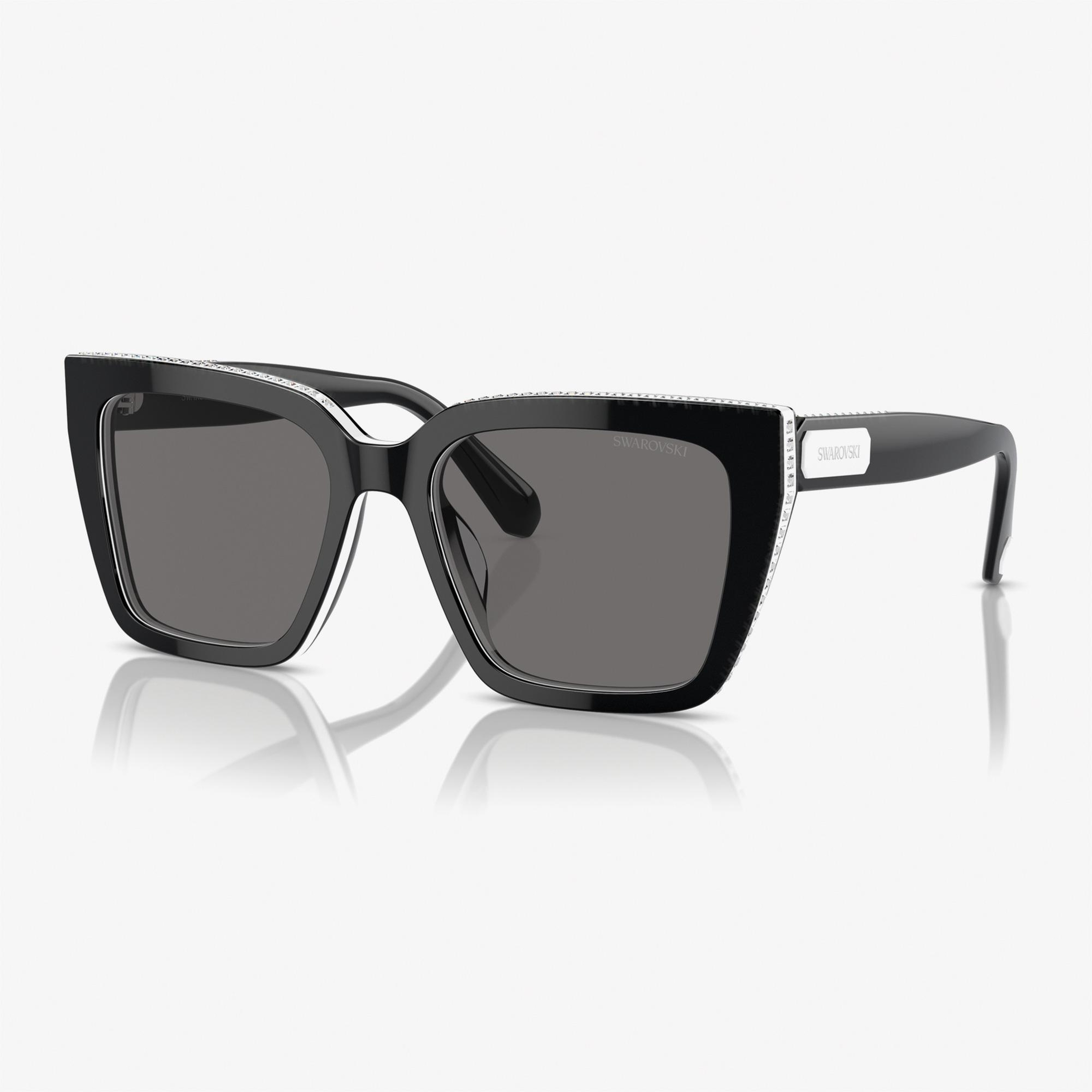 Swarovski 0SK6013 Acetate Kadın Siyah Güneş Gözlüğü