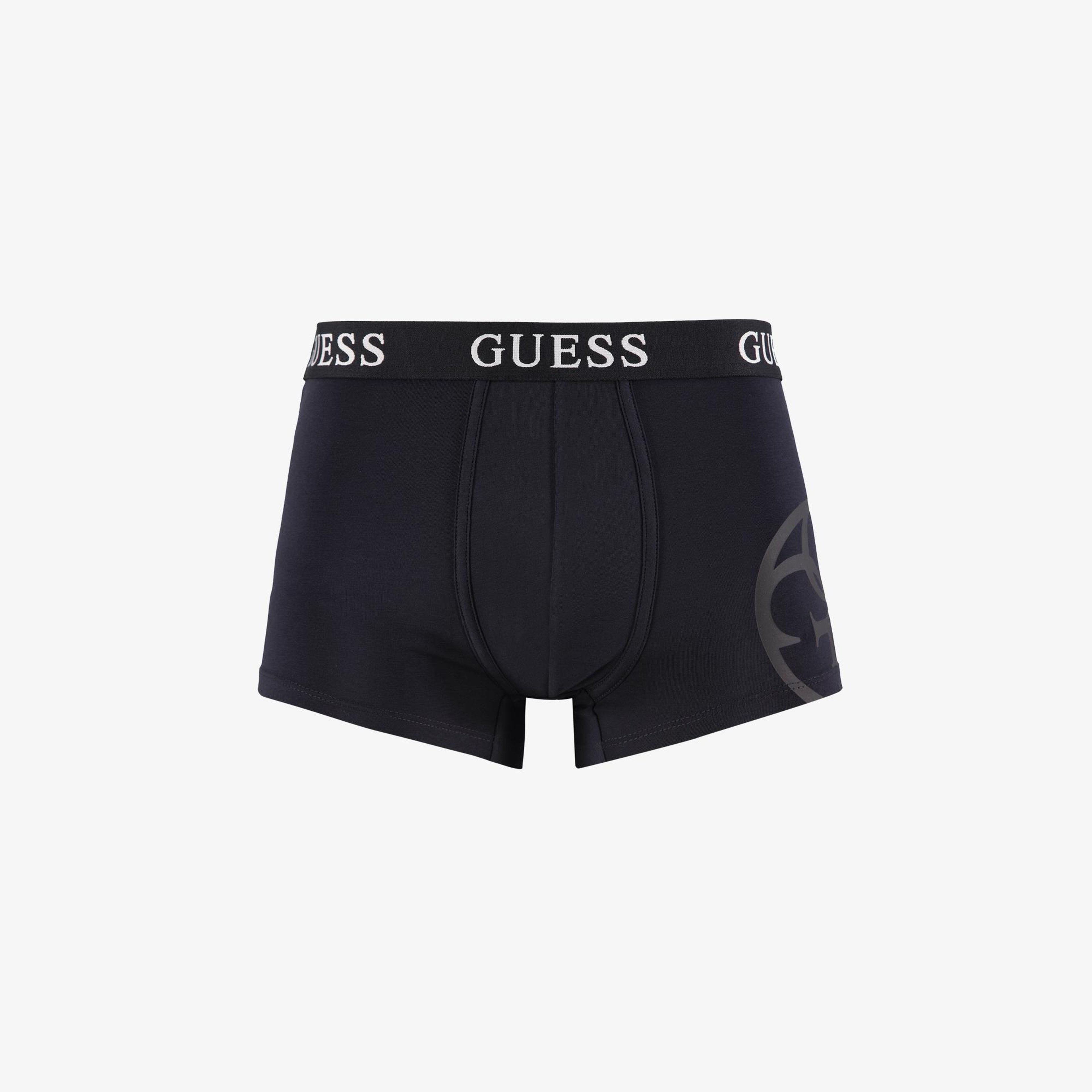 Guess Placed Logo Tr Lightetch 160 Erkek Lacivert 3'Lü Boxer Paketi
