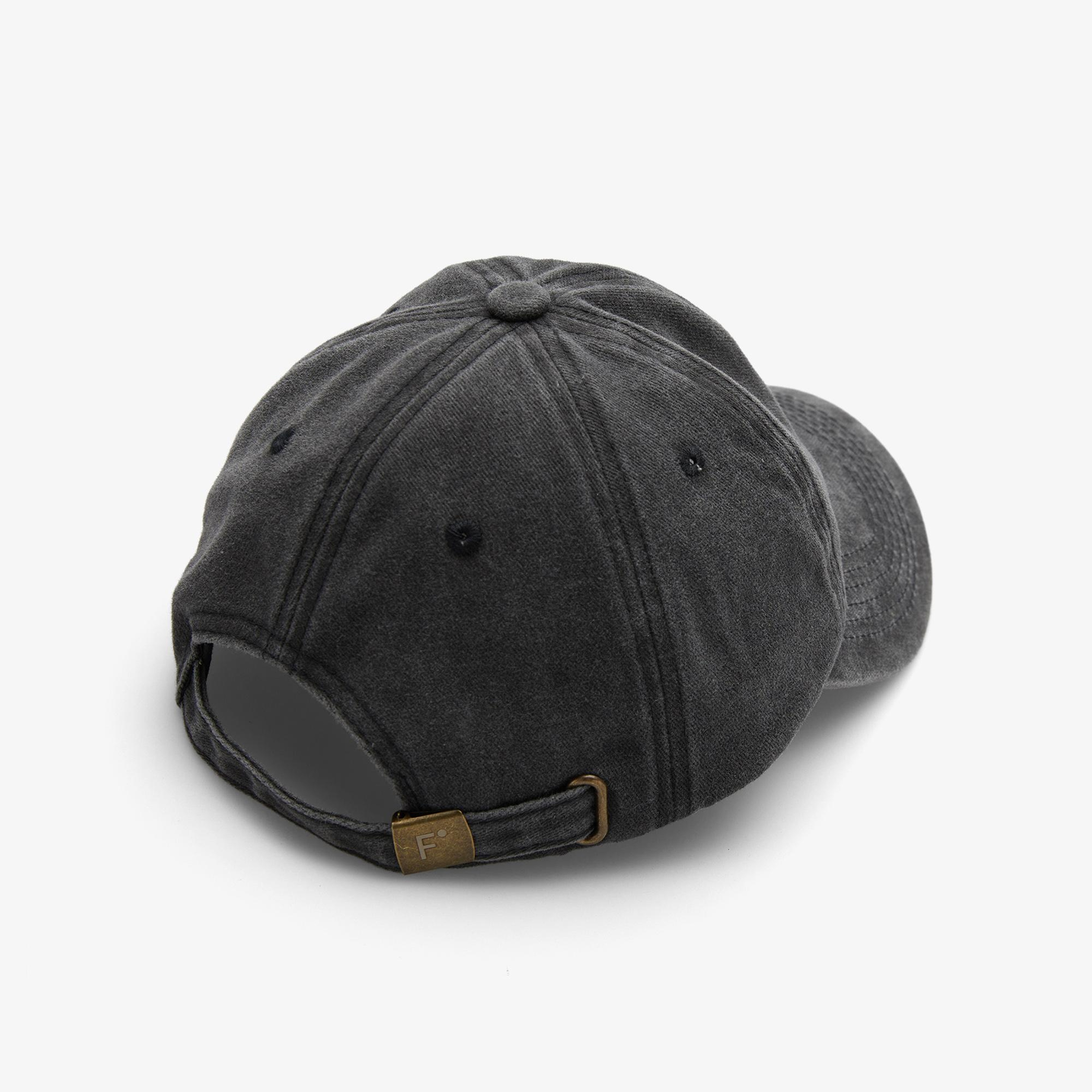 FashFed Yıkamalı Unisex Bej Şapka