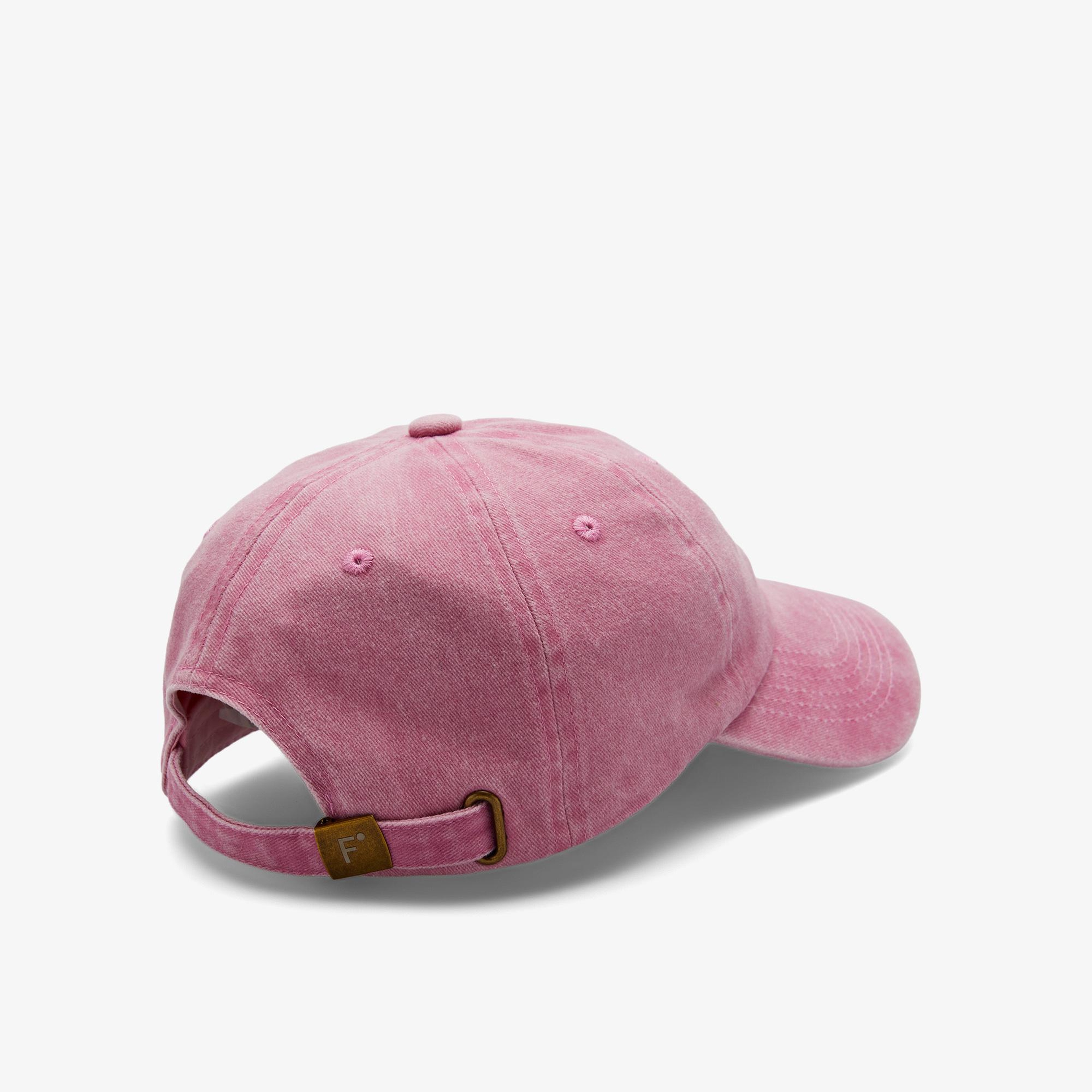 FashFed Yıkamalı Unisex Pembe Şapka