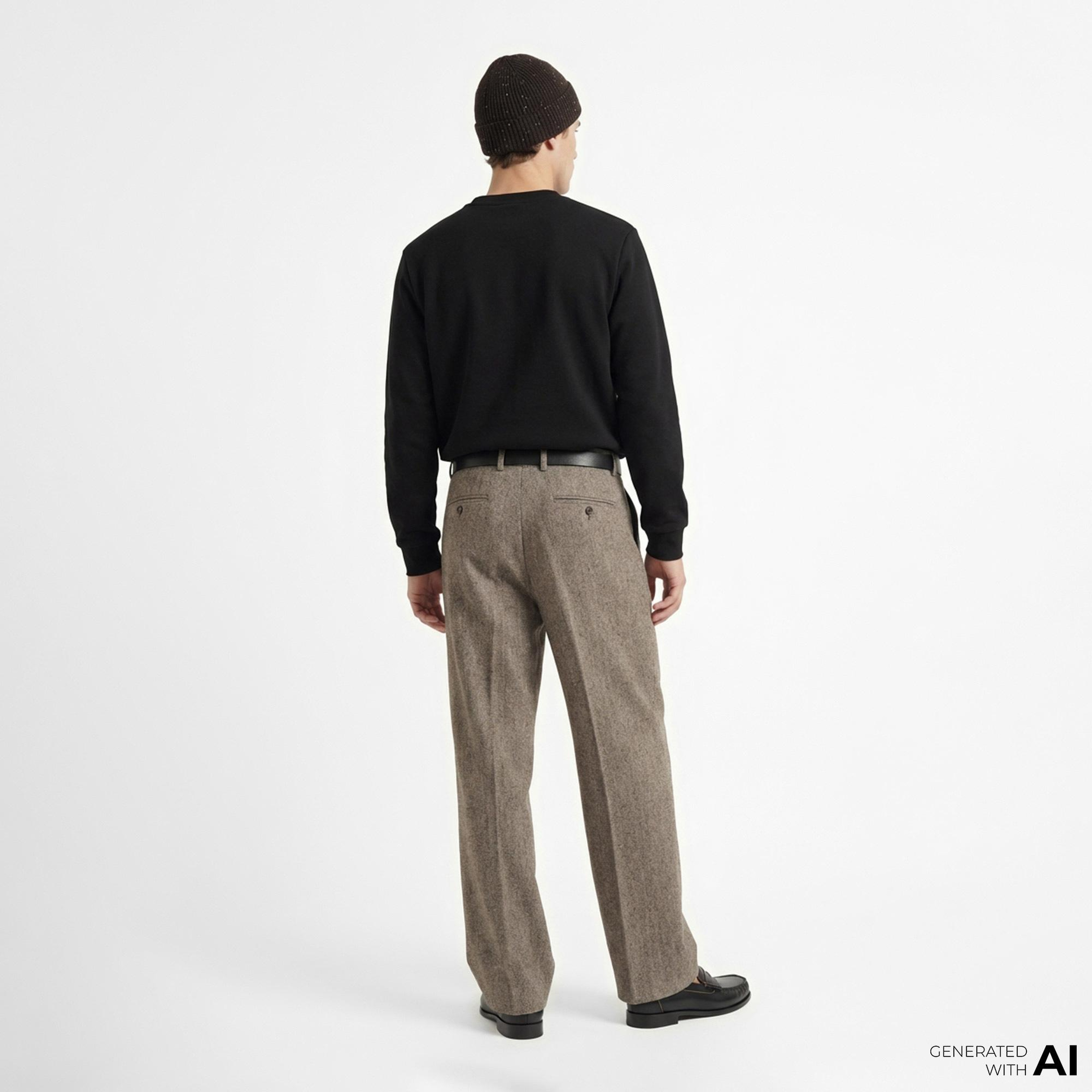 FashFed Unisex Siyah Sweatshirt