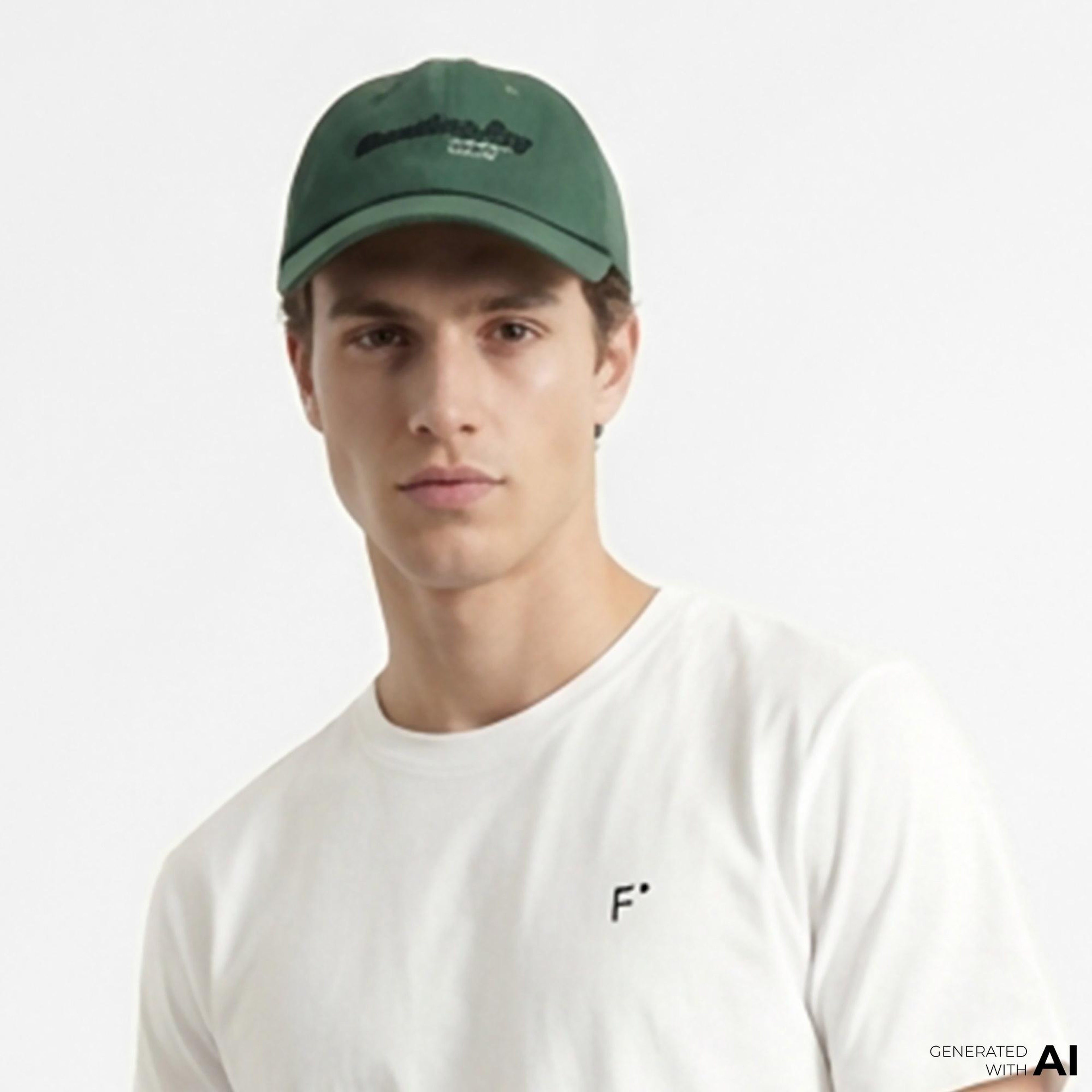 FashFed F İkonlu Unisex Krem Rengi T-Shirt