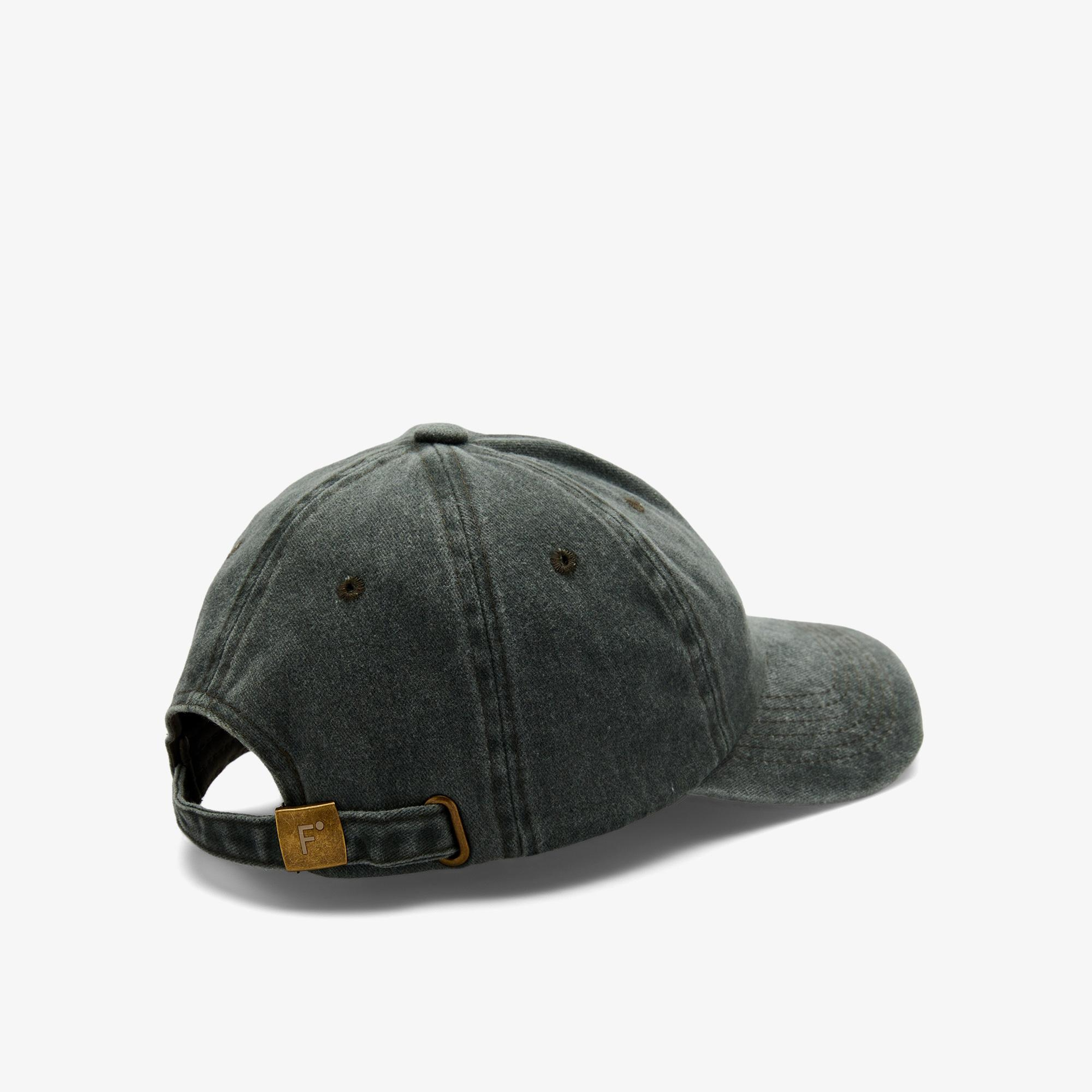 FashFed Yıkamalı Unisex Yeşil Şapka