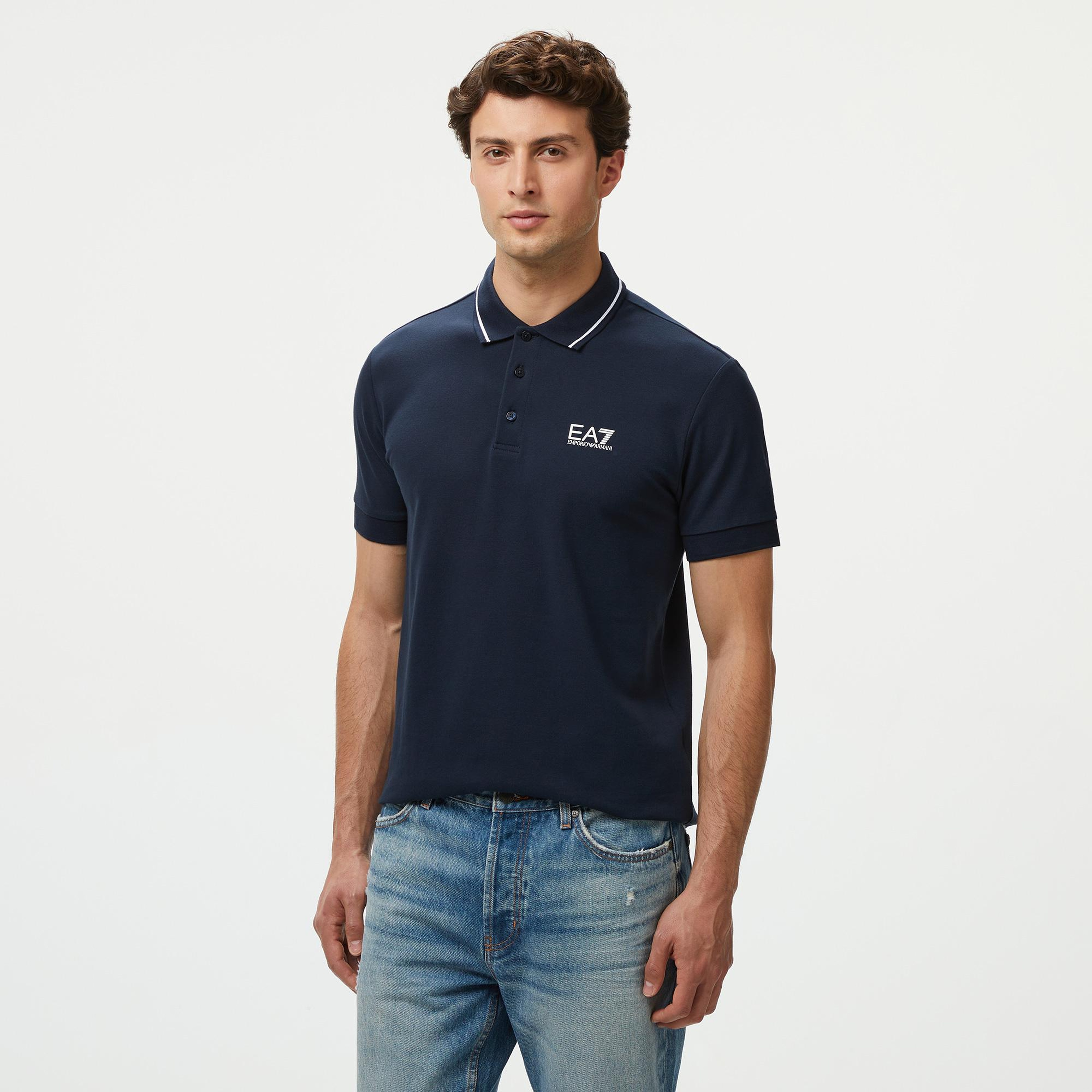 EA7 Erkek Mavi Polo