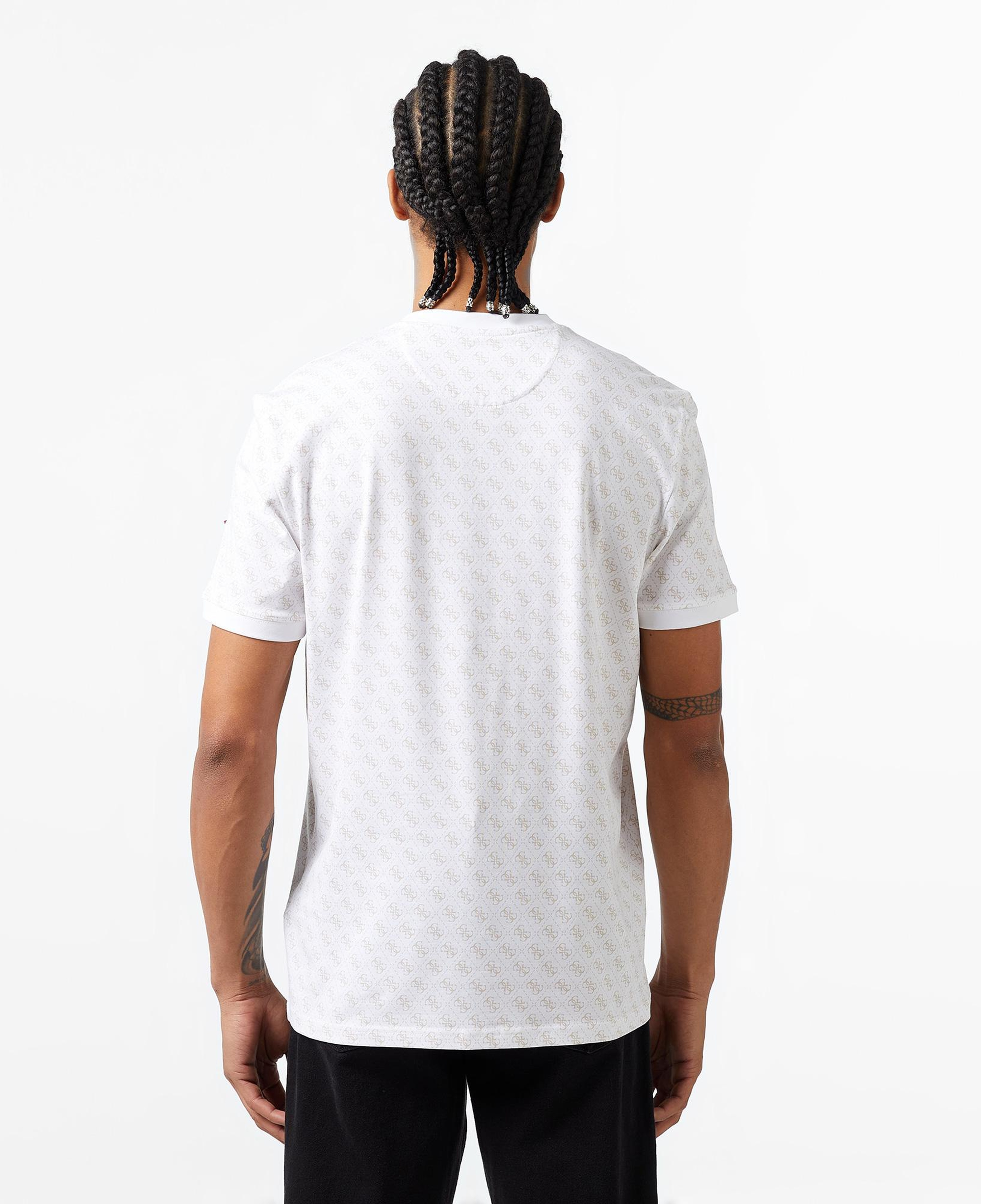 Guess Jamey Erkek Beyaz T-Shirt