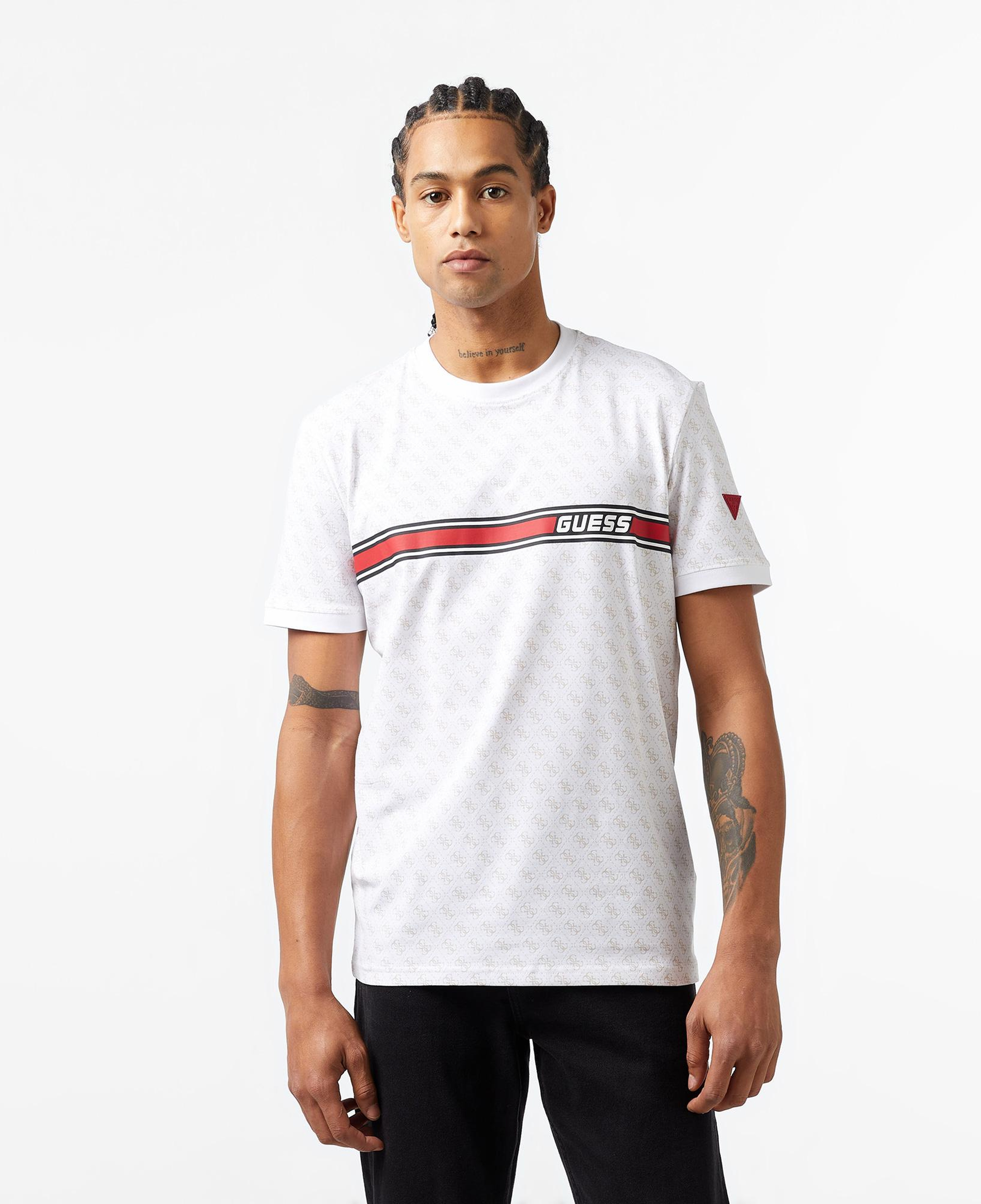 Guess Jamey Erkek Beyaz T-Shirt