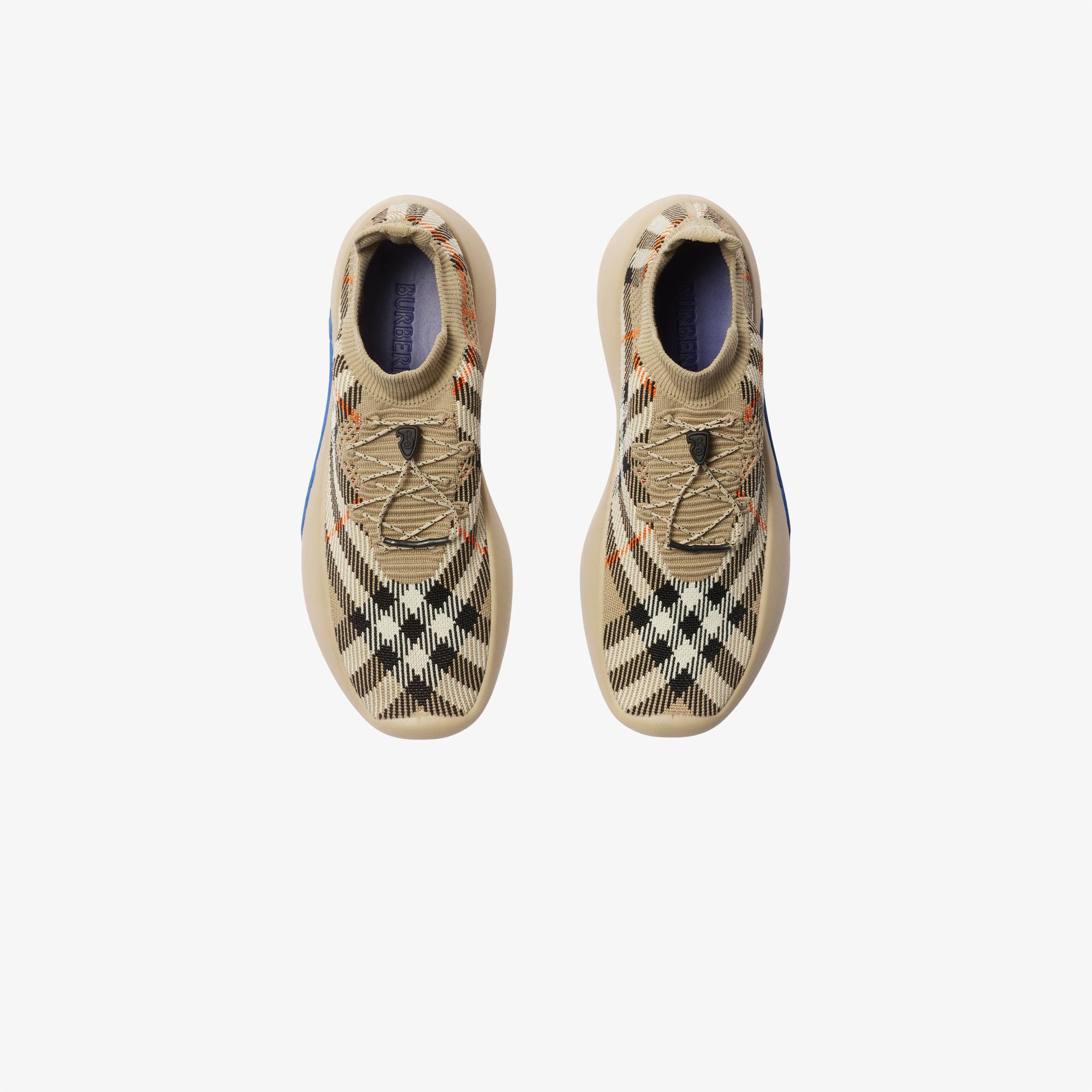 Burberry Knit Neptune Erkek Bej Sneaker