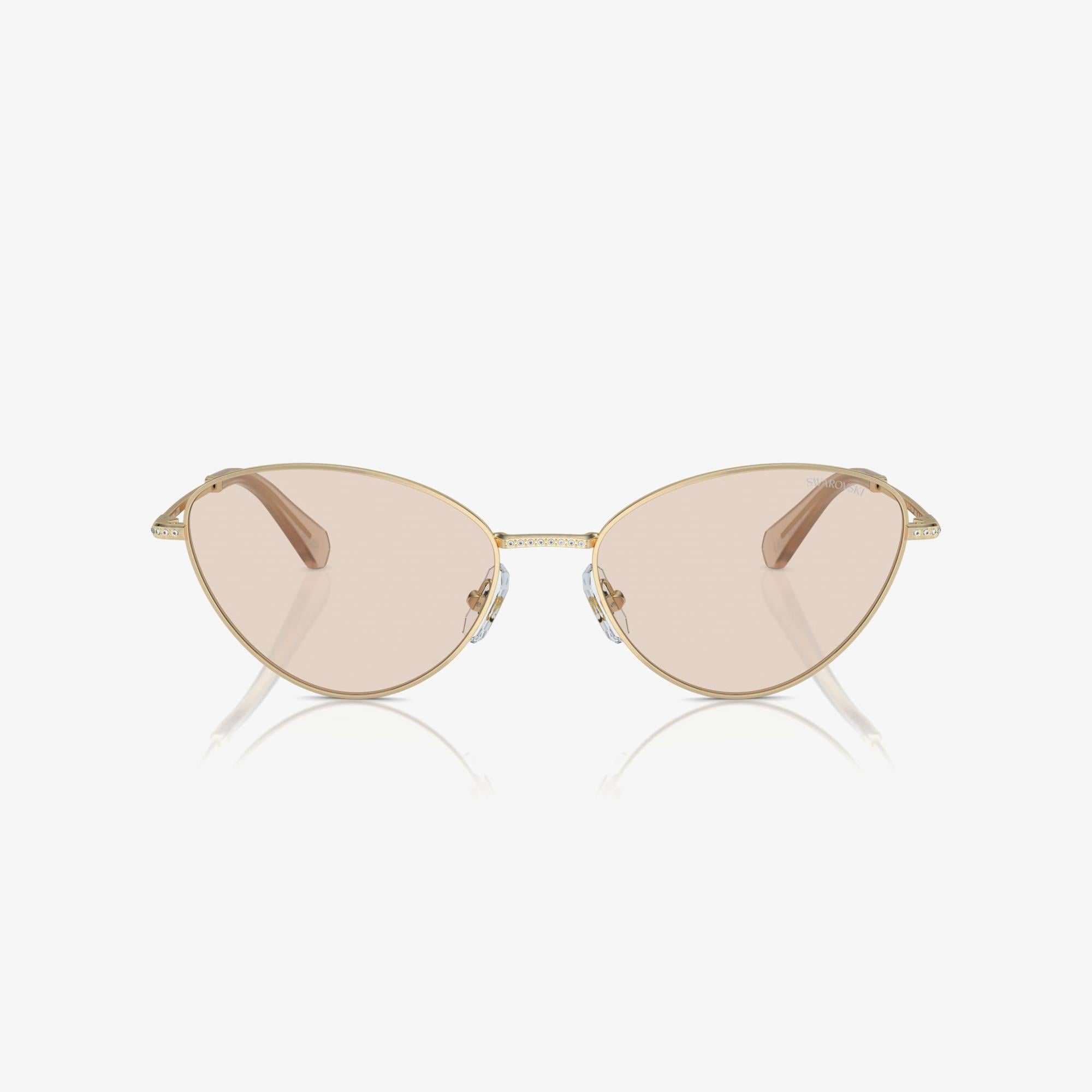 Swarovski Sk714 Kadın Altın Rengi Güneş Gözlüğü