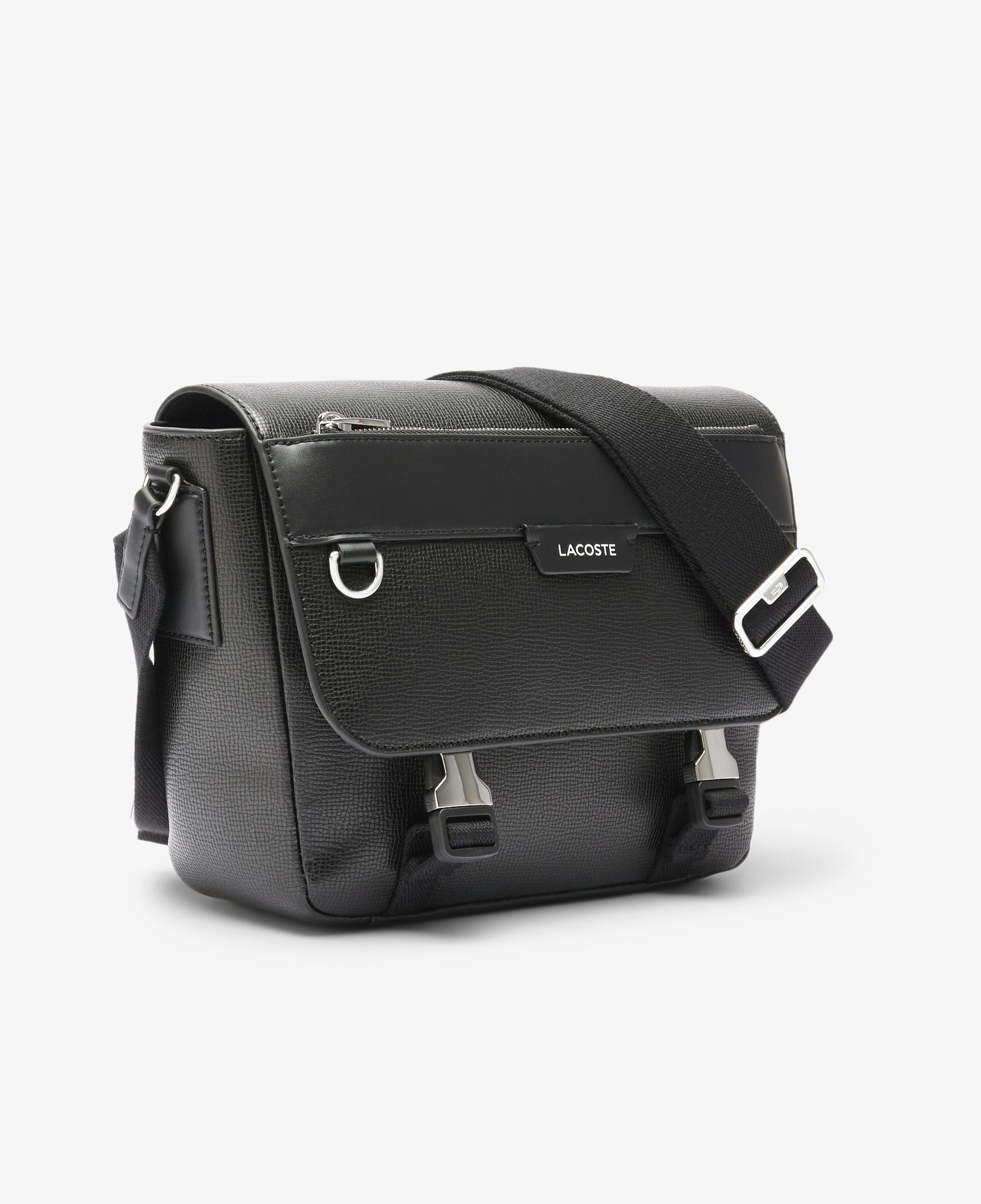 Lacoste Erkek Deri Siyah Omuz Çantası