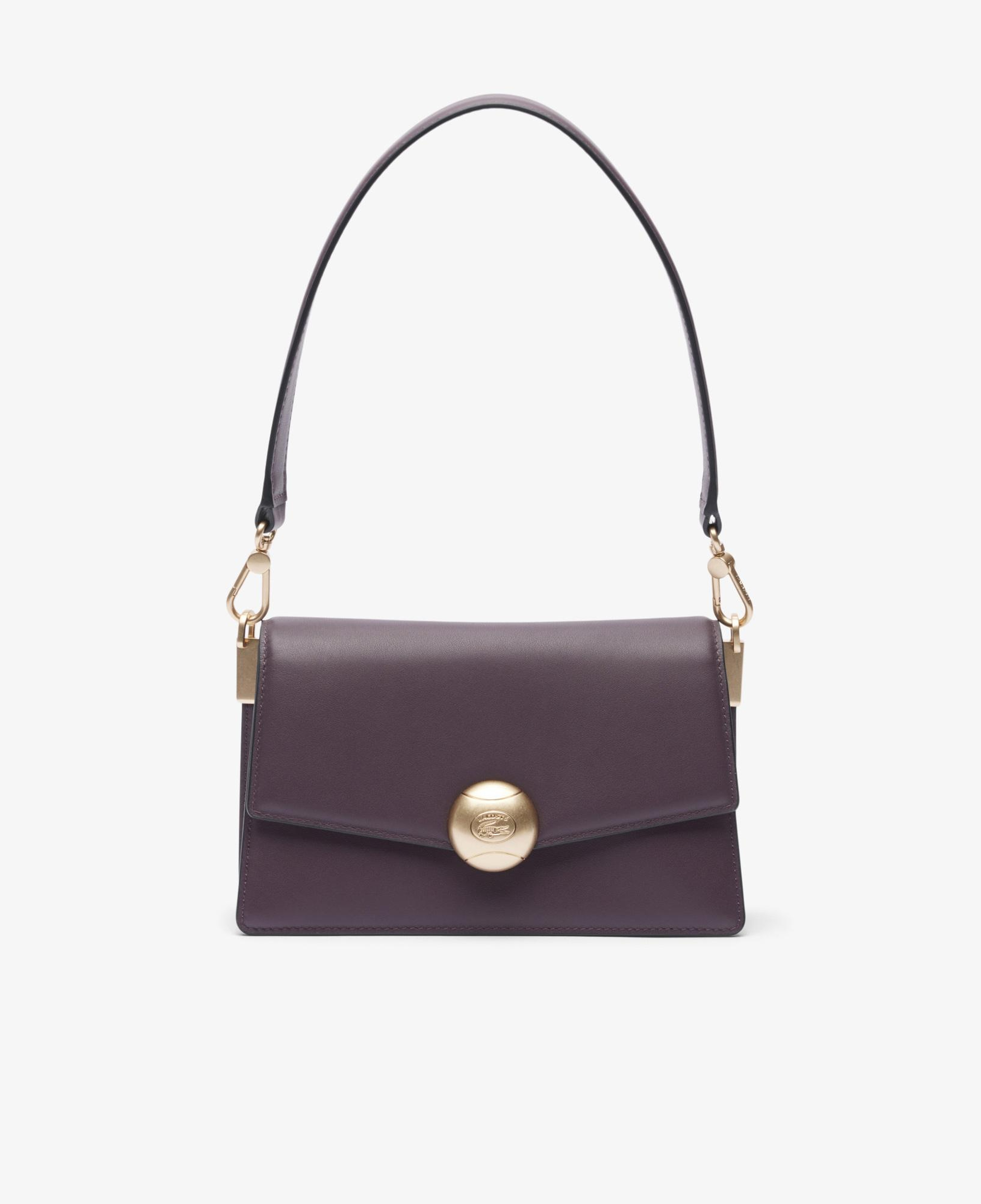 Lacoste Tennis Bliss Kadın Deri Bordo Omuz Çantası