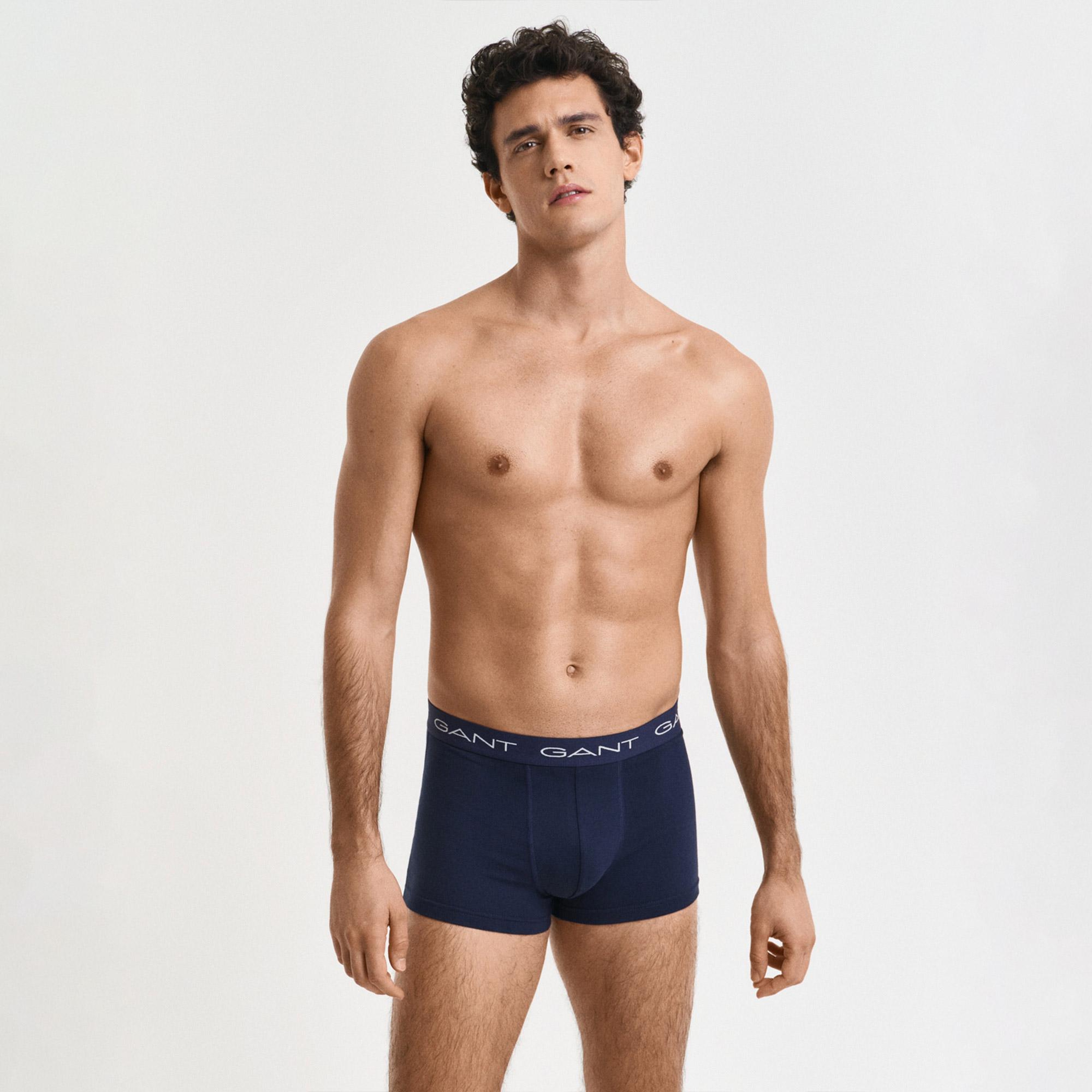 GANT Erkek Lacivert Slim Fit Boxer