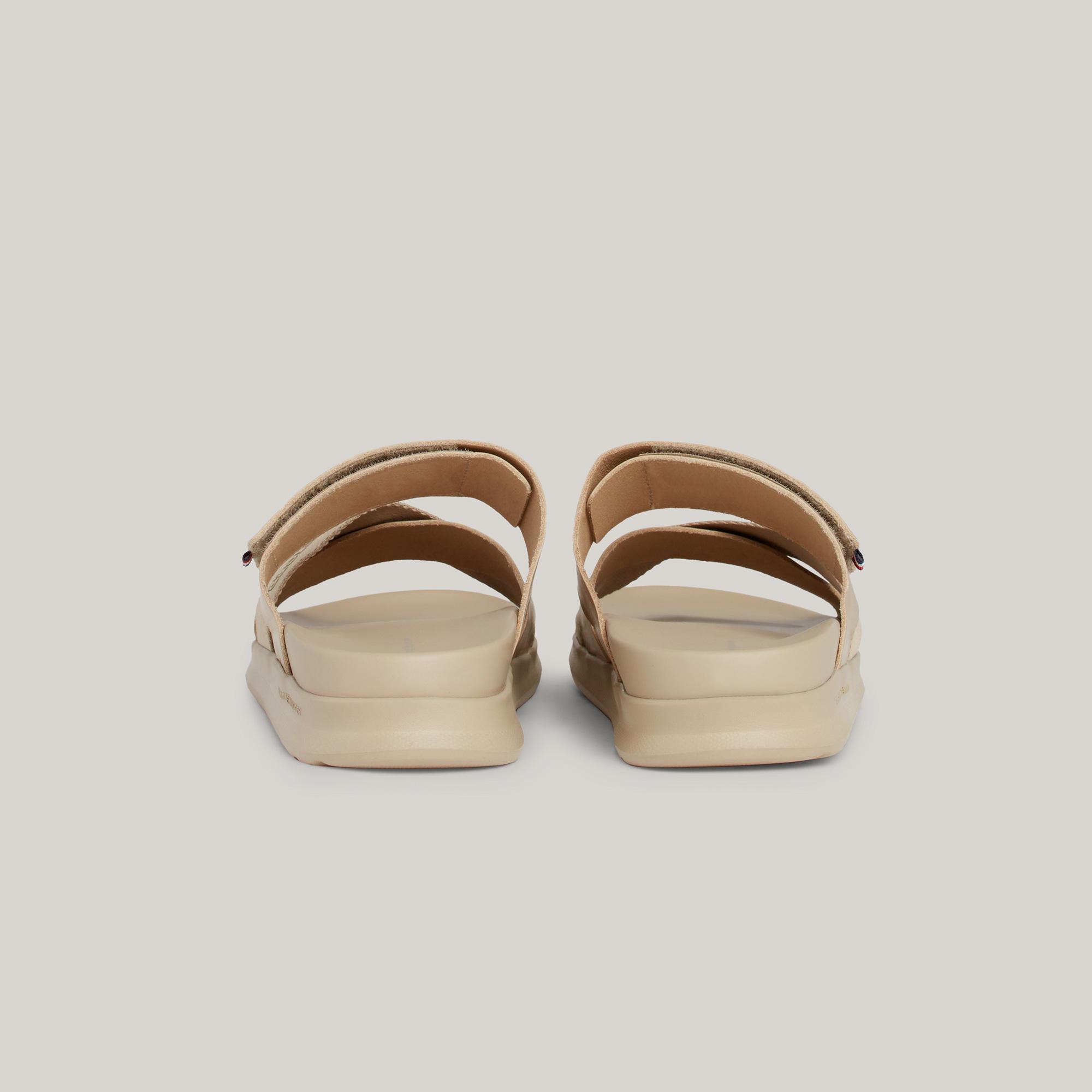 Tommy Hilfiger Çapraz Askılı Erkek Bej Sandalet