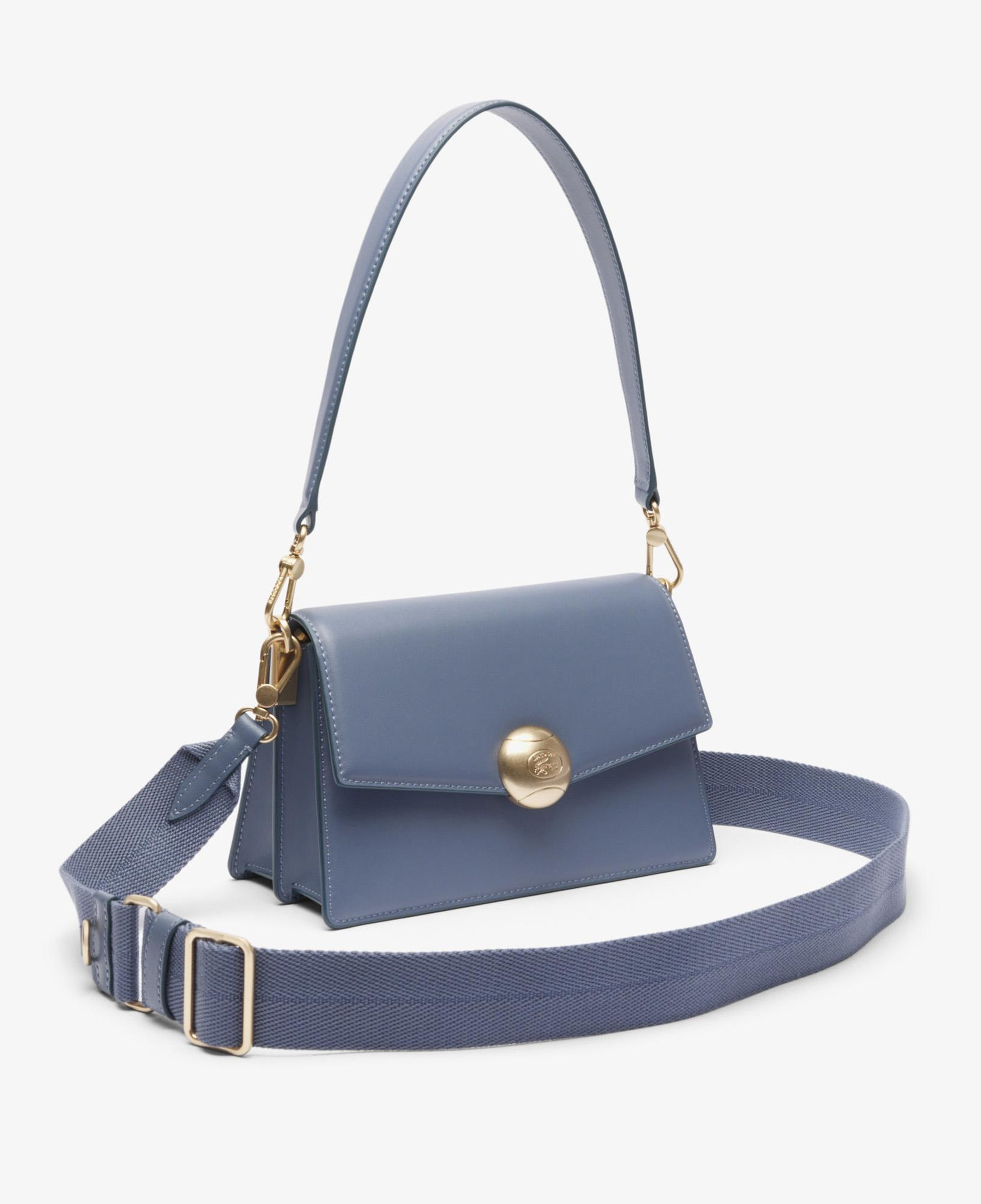 Lacoste Tennis Bliss Kadın Deri Mavi Omuz Çantası