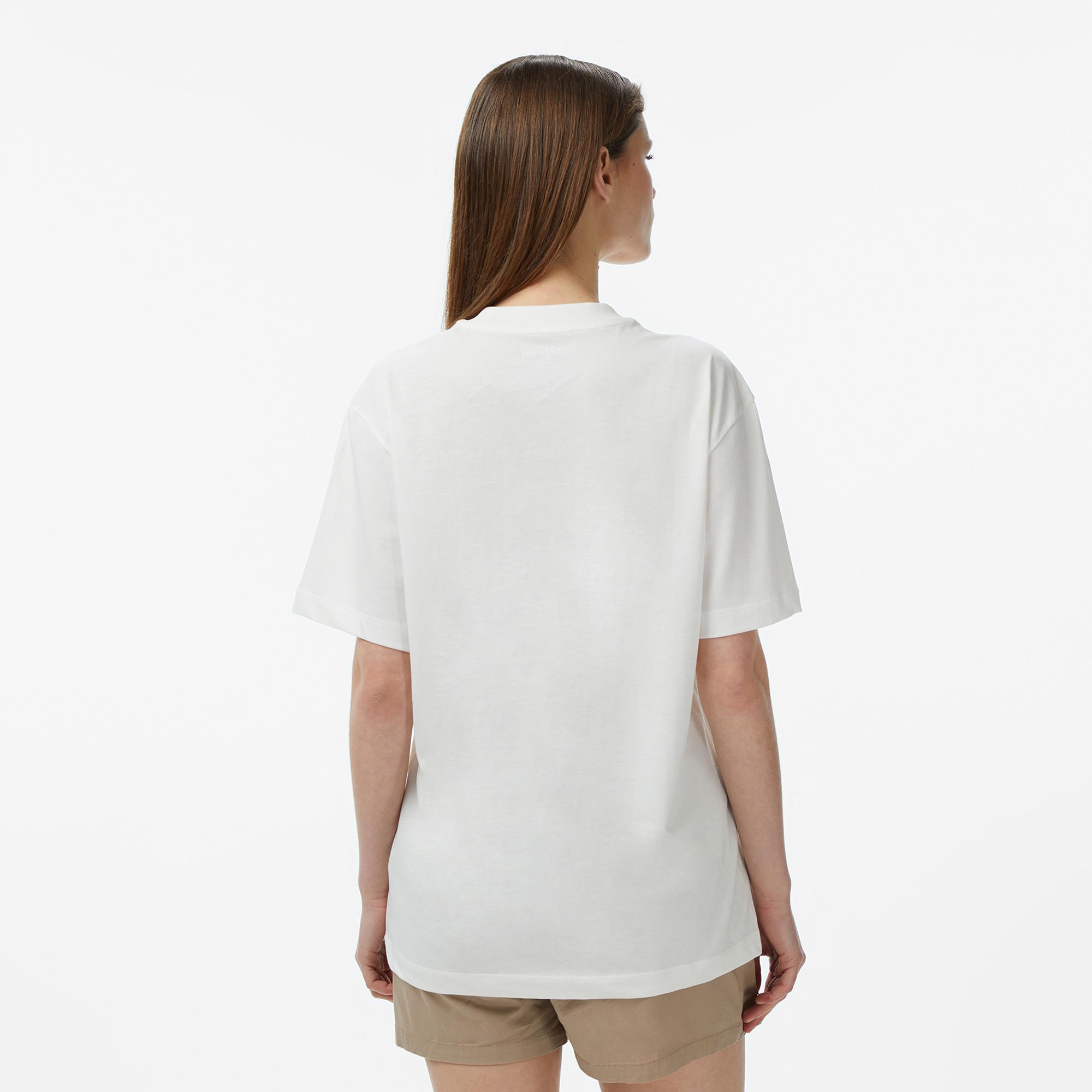 FashFed Basic Unisex Krem Rengi T-Shirt
