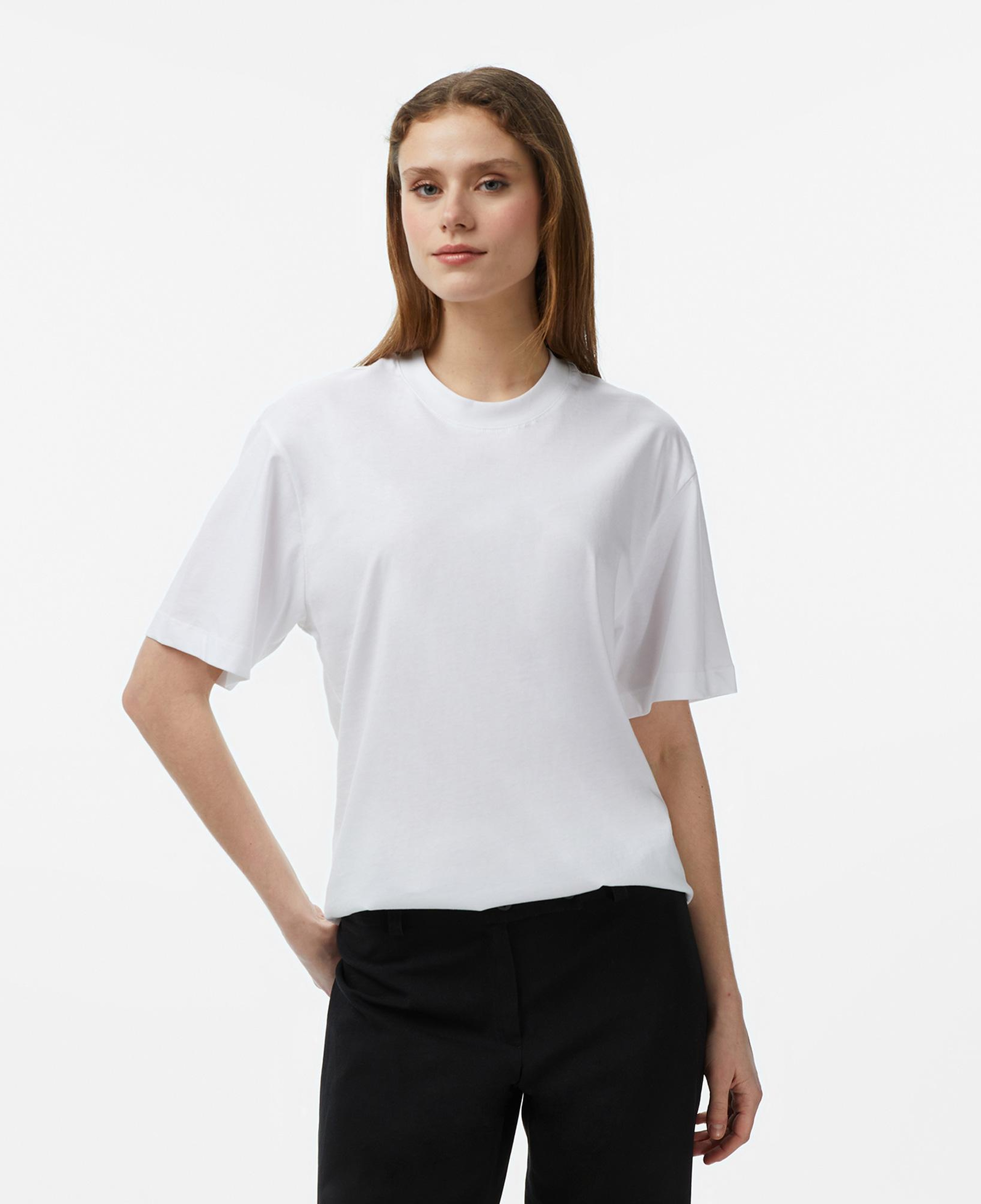 FashFed Basic Unisex Beyaz T-Shirt