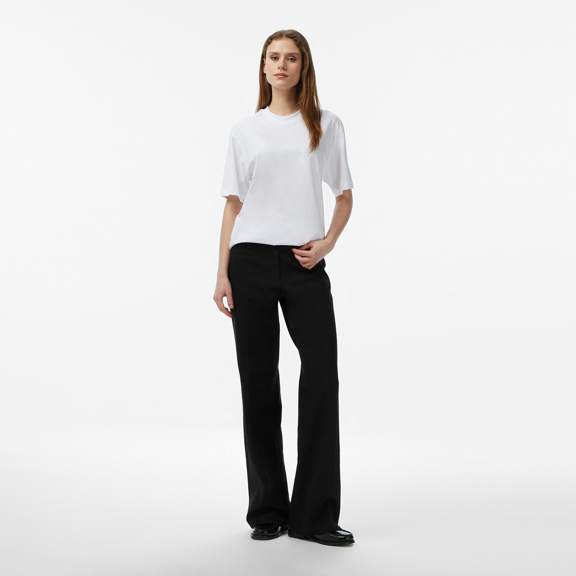 FashFed Basic Unisex Beyaz T-Shirt