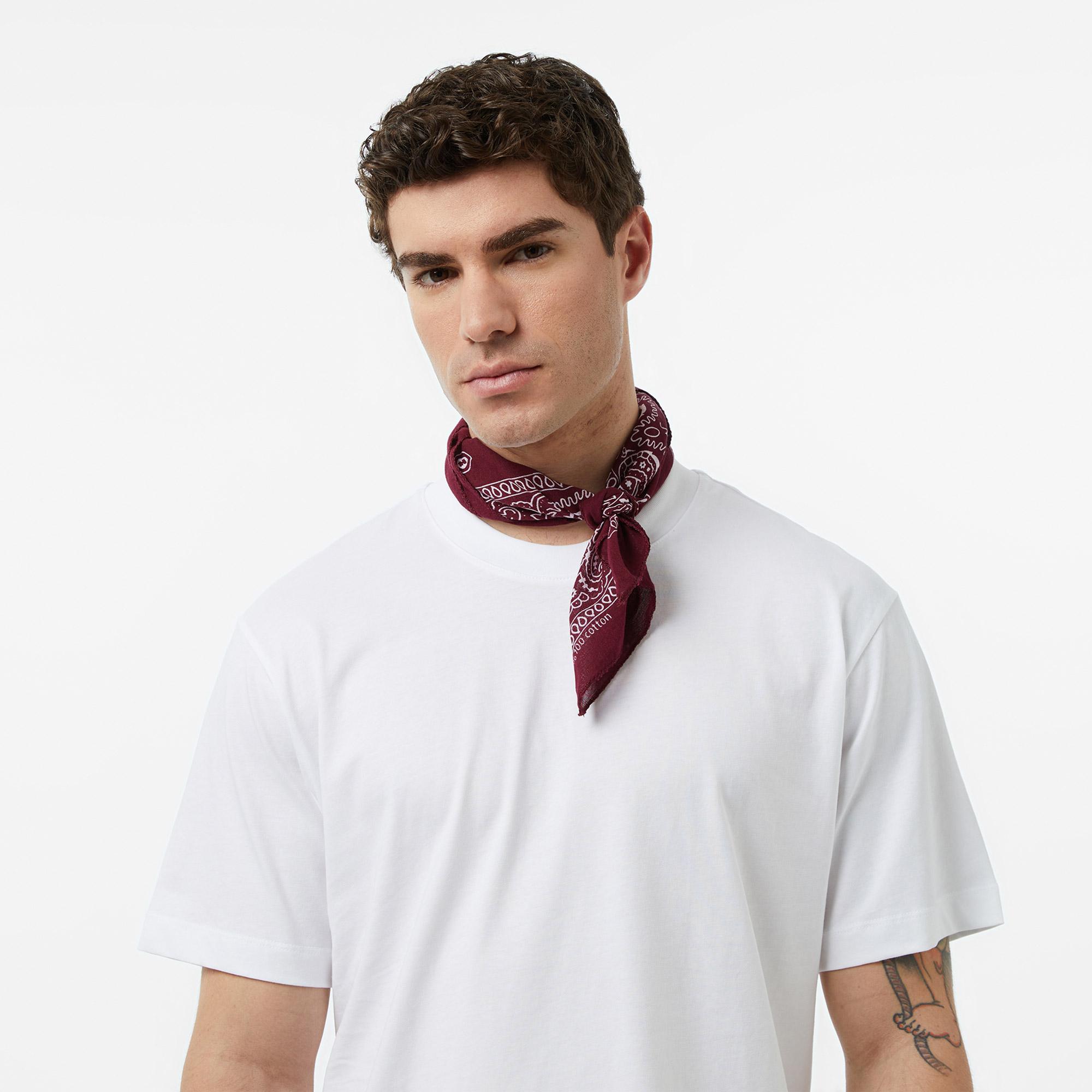 FashFed Basic Unisex Beyaz T-Shirt