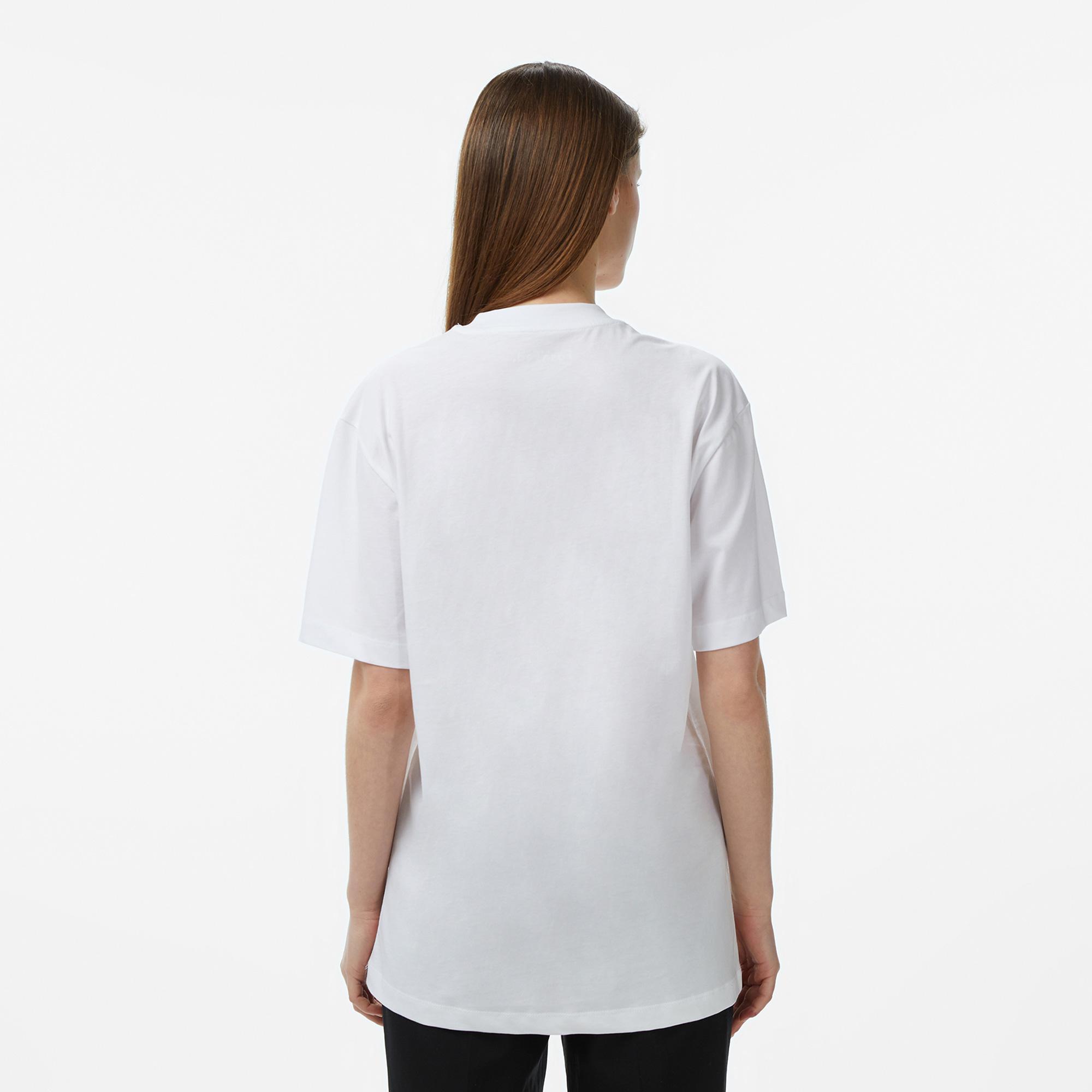 FashFed Basic Unisex Beyaz T-Shirt