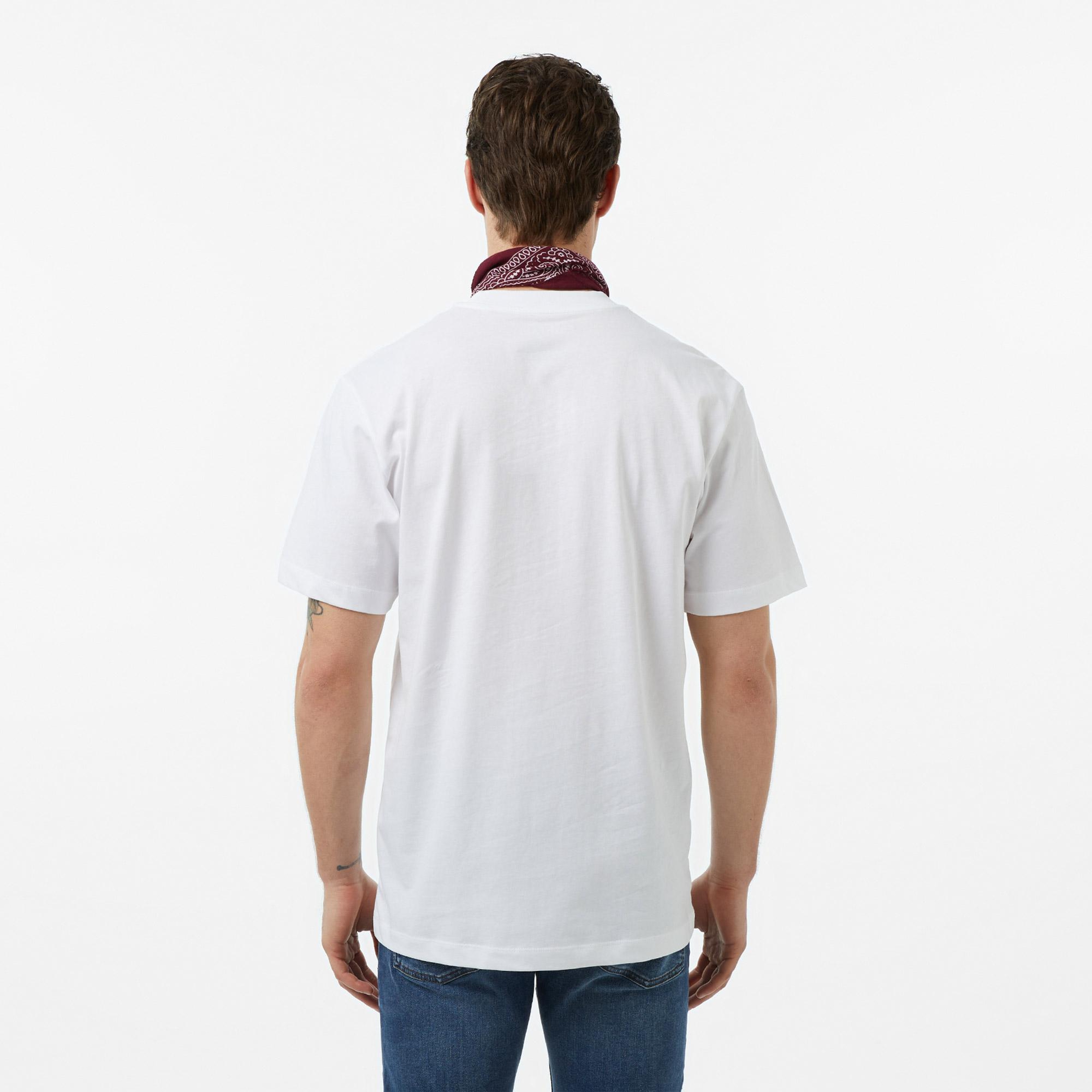 FashFed Basic Unisex Beyaz T-Shirt