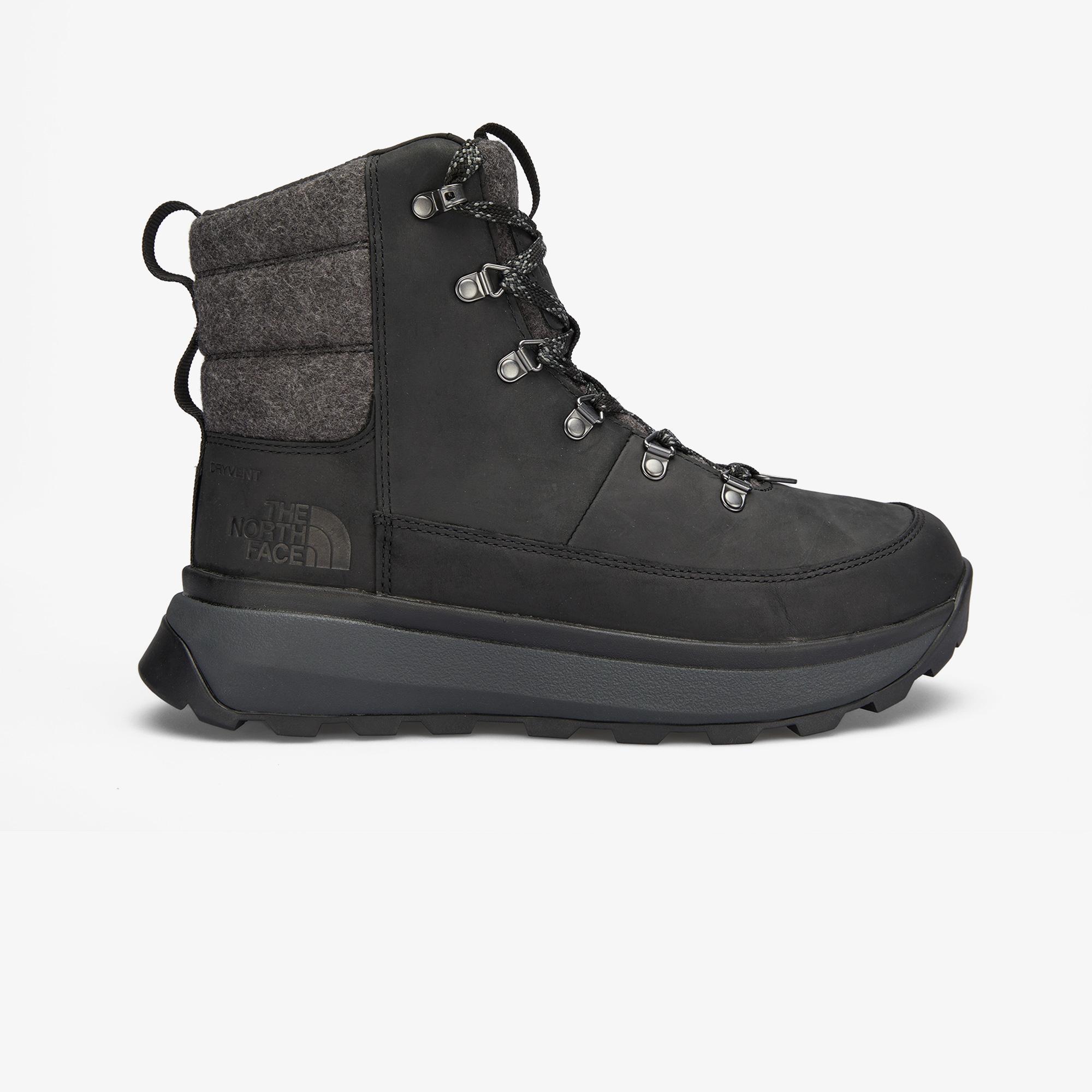 The North Face Bergen Leather Erkek Siyah Outdoor Ayakkabı