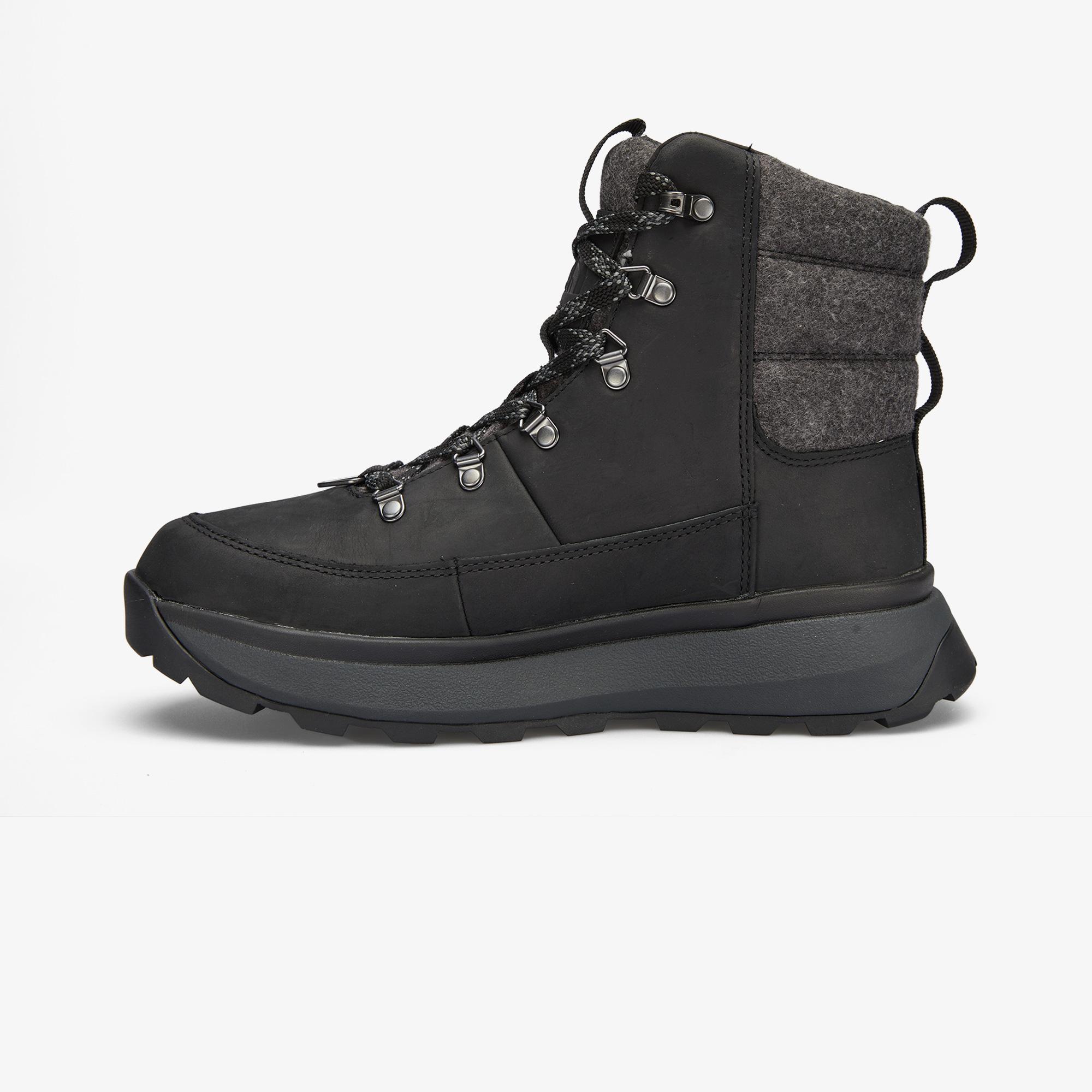 The North Face Bergen Leather Erkek Siyah Outdoor Ayakkabı