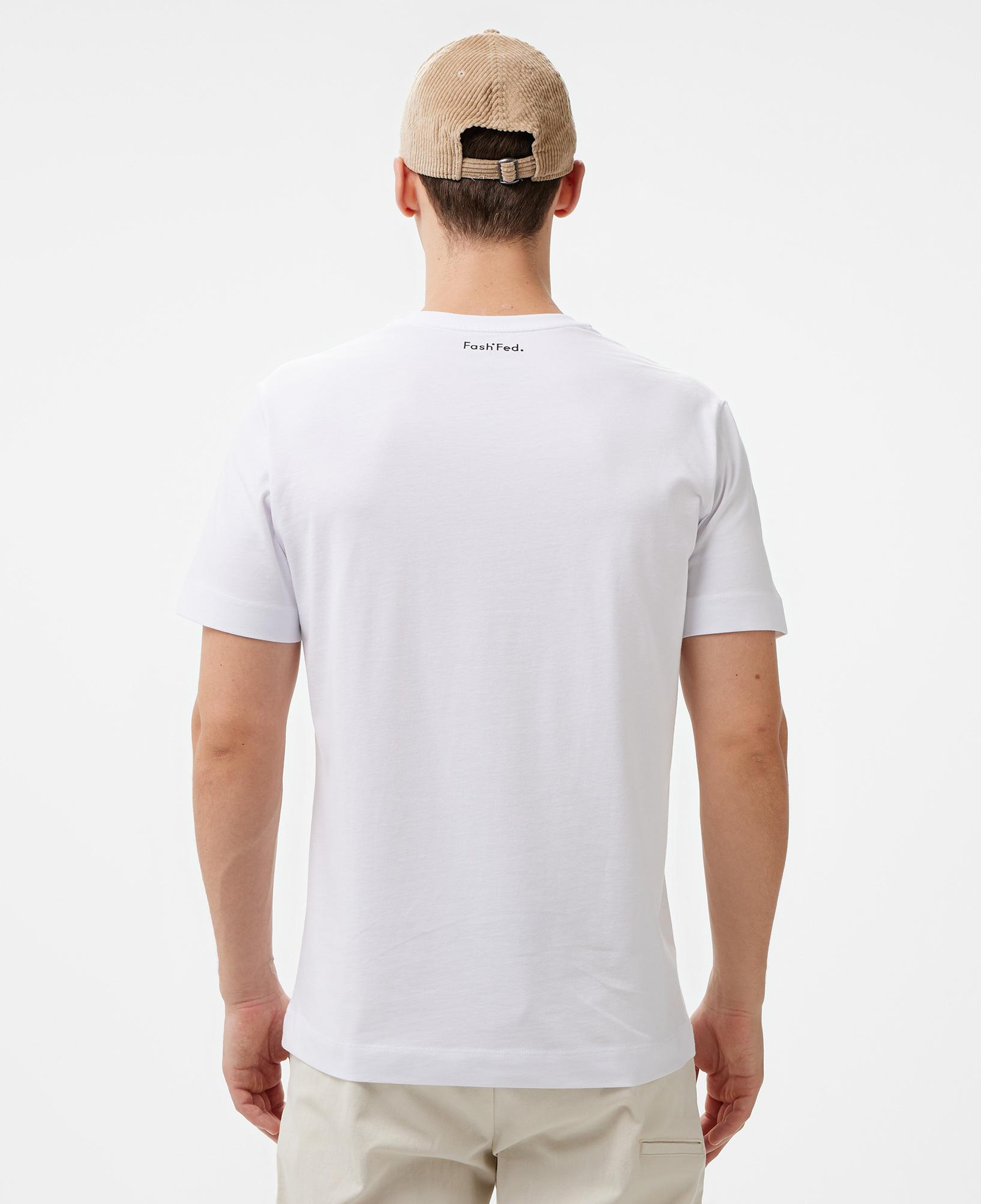 FashFed Unisex Beyaz T-Shirt