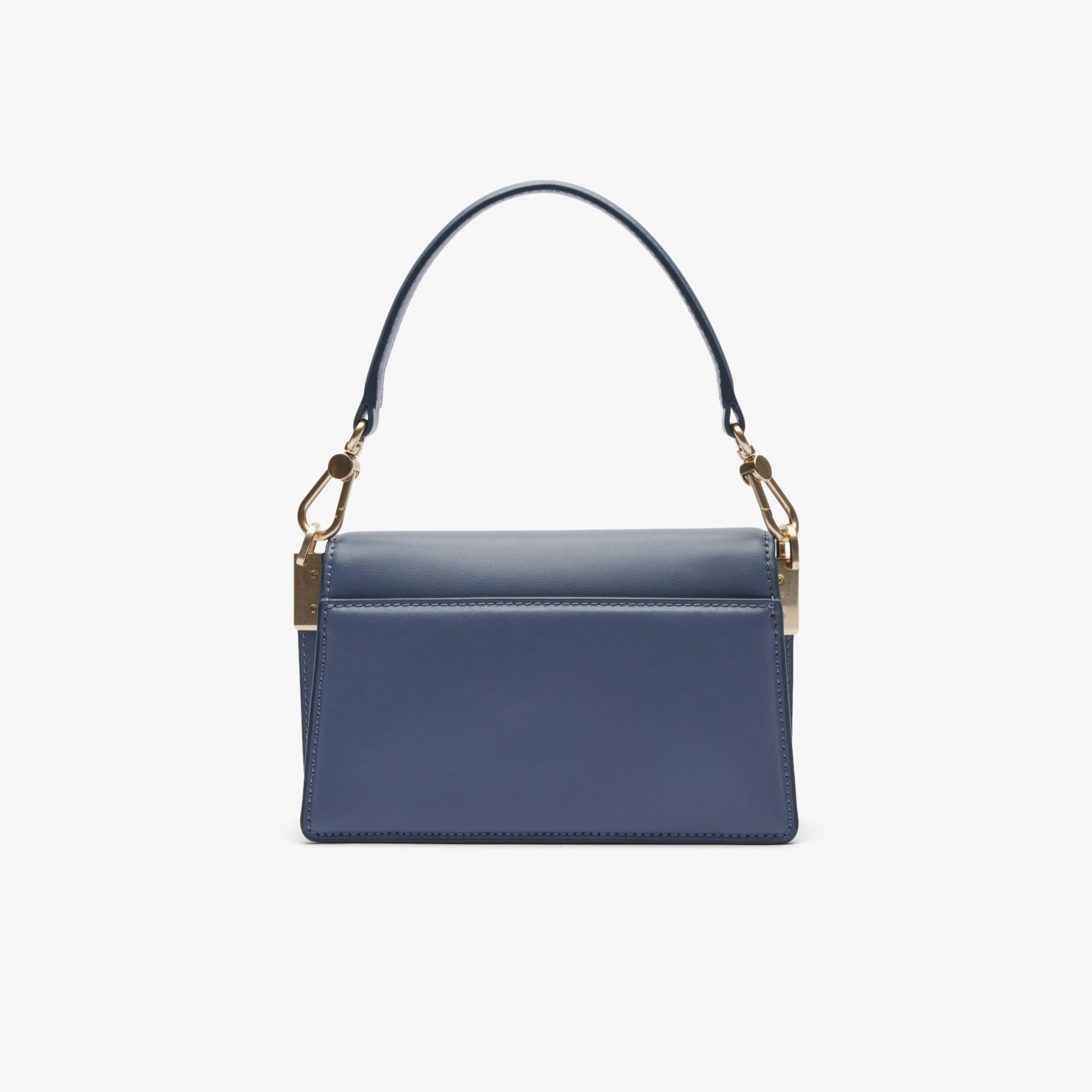 Lacoste Small Tennis Bliss Kadın Deri Mavi Omuz Çantası