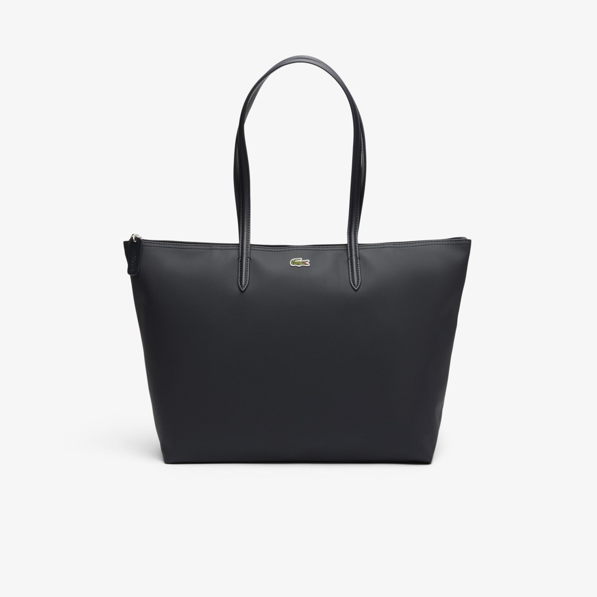 Lacoste Large L.12.12 Kadın Siyah Omuz Çantası