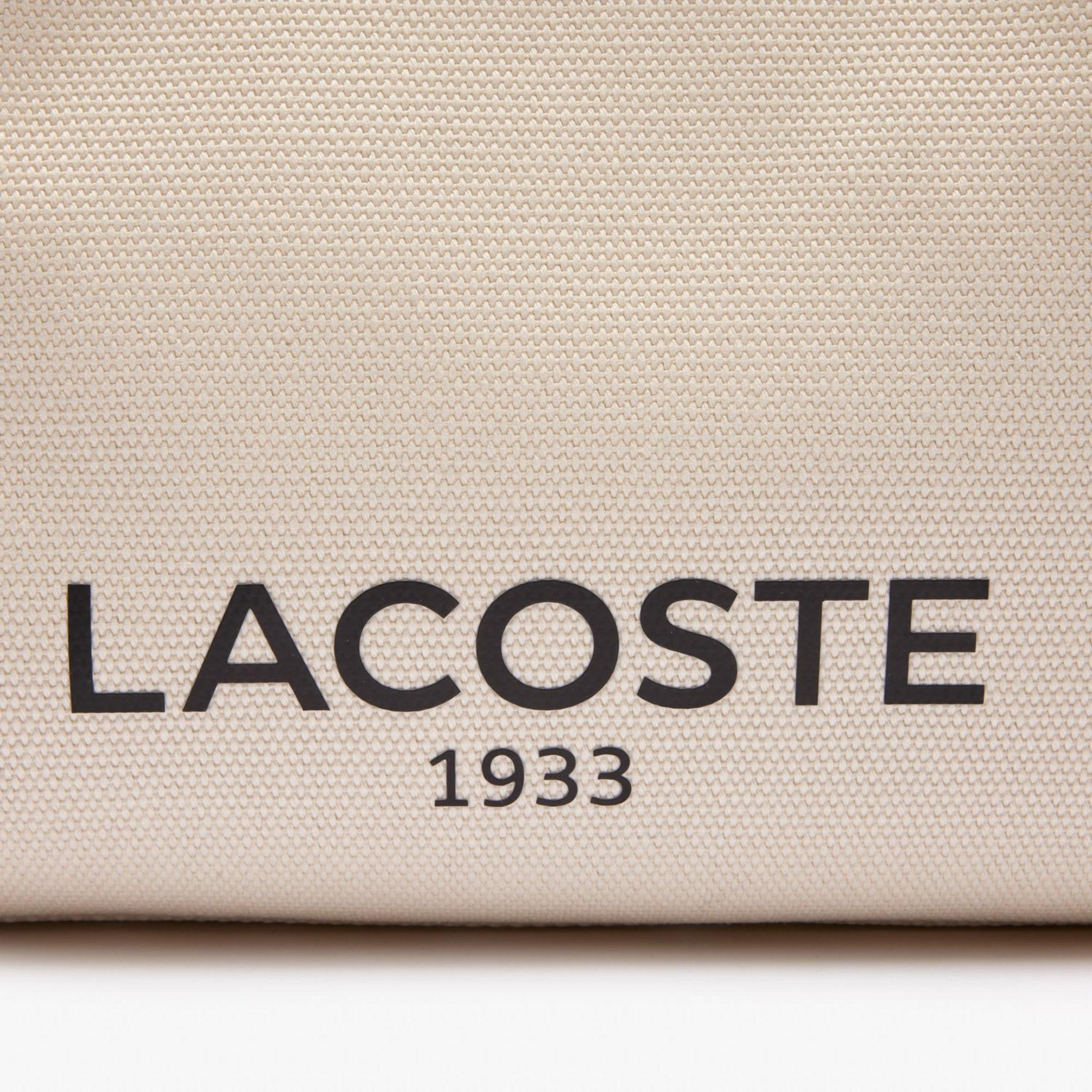 Lacoste Heritage Canvas Kadın Bej Omuz Çantası