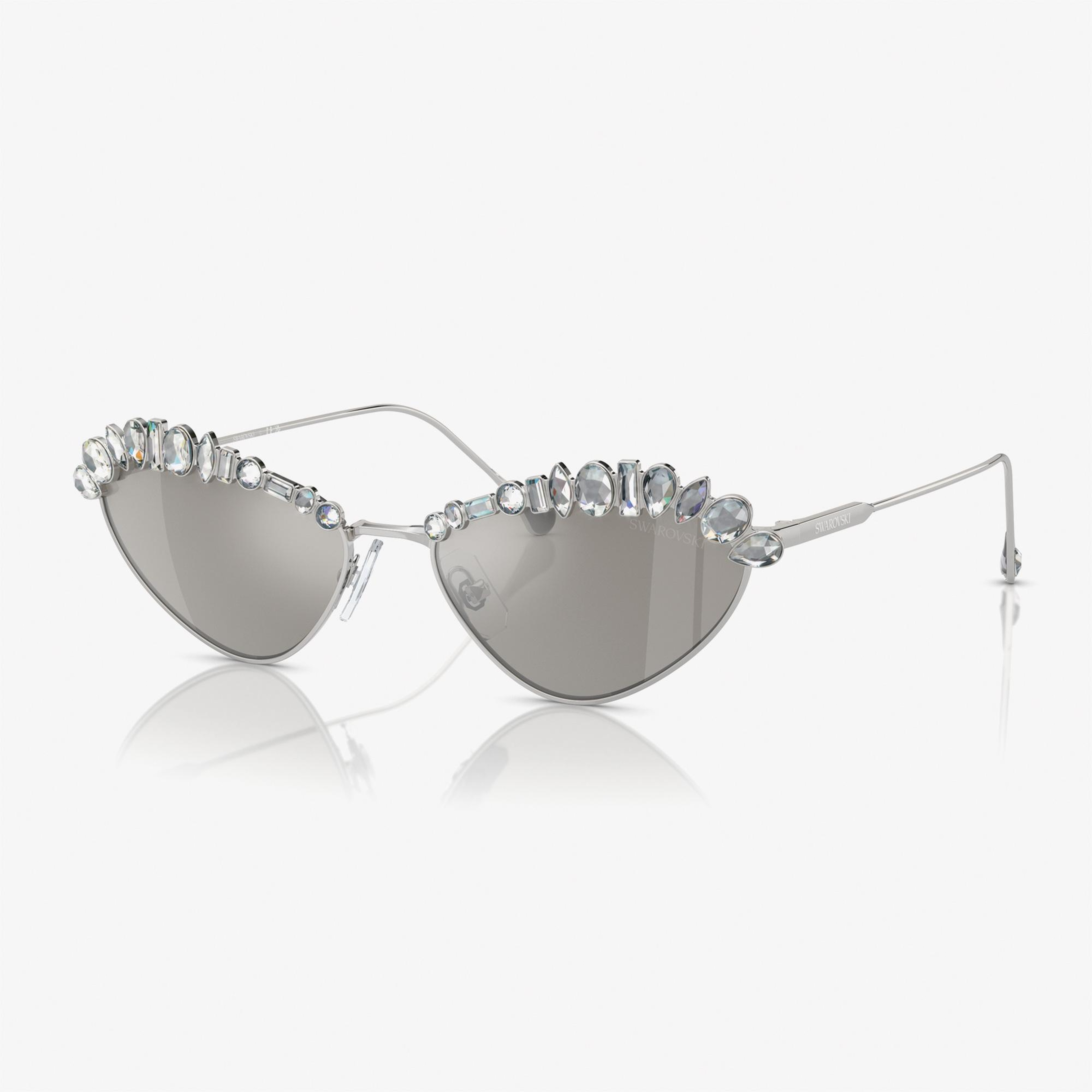 Swarovski 0SK7009 Metal Kadın Gümüş Rengi Güneş Gözlüğü