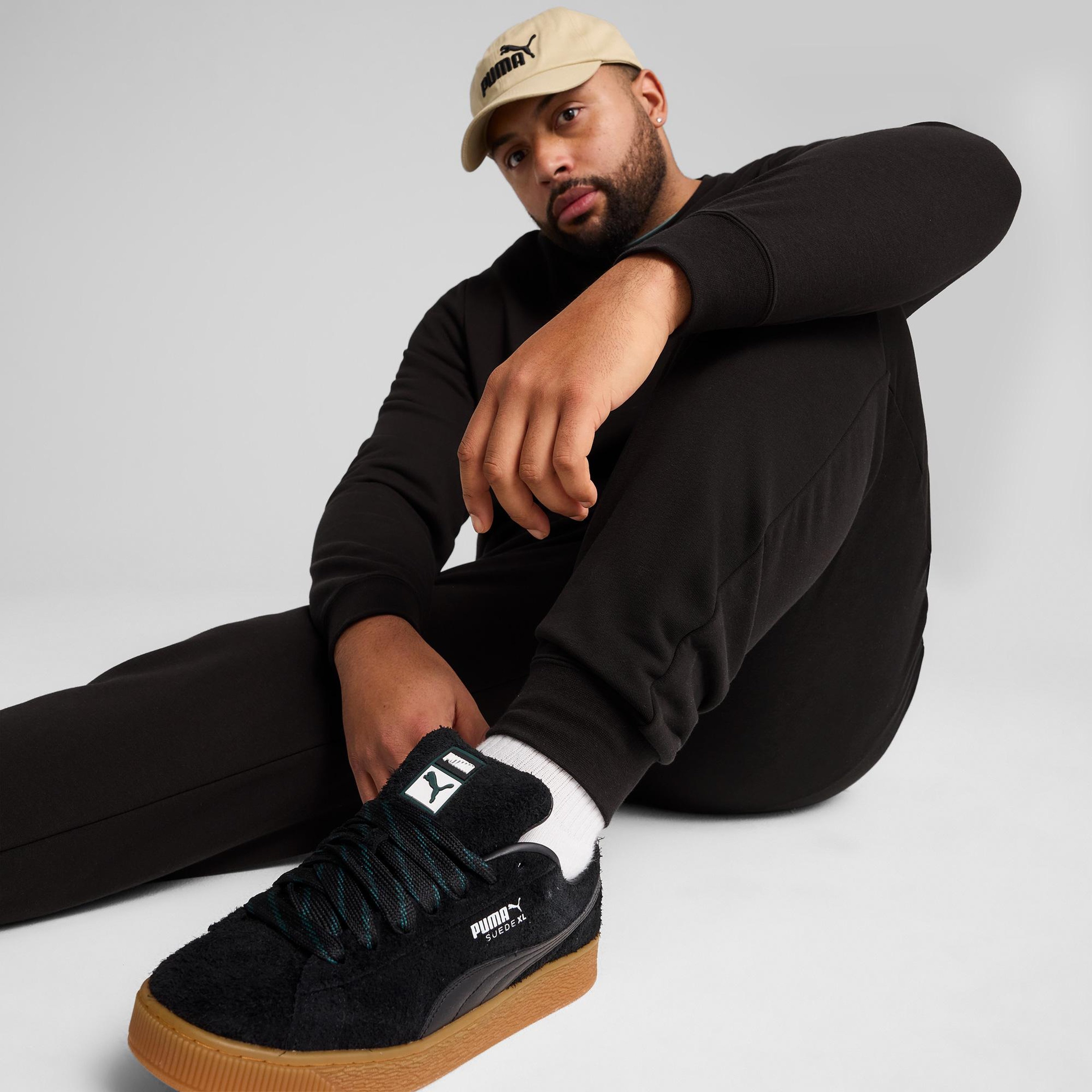 Puma Essentials No 1 Logo Erkek Siyah Eşofman Altı