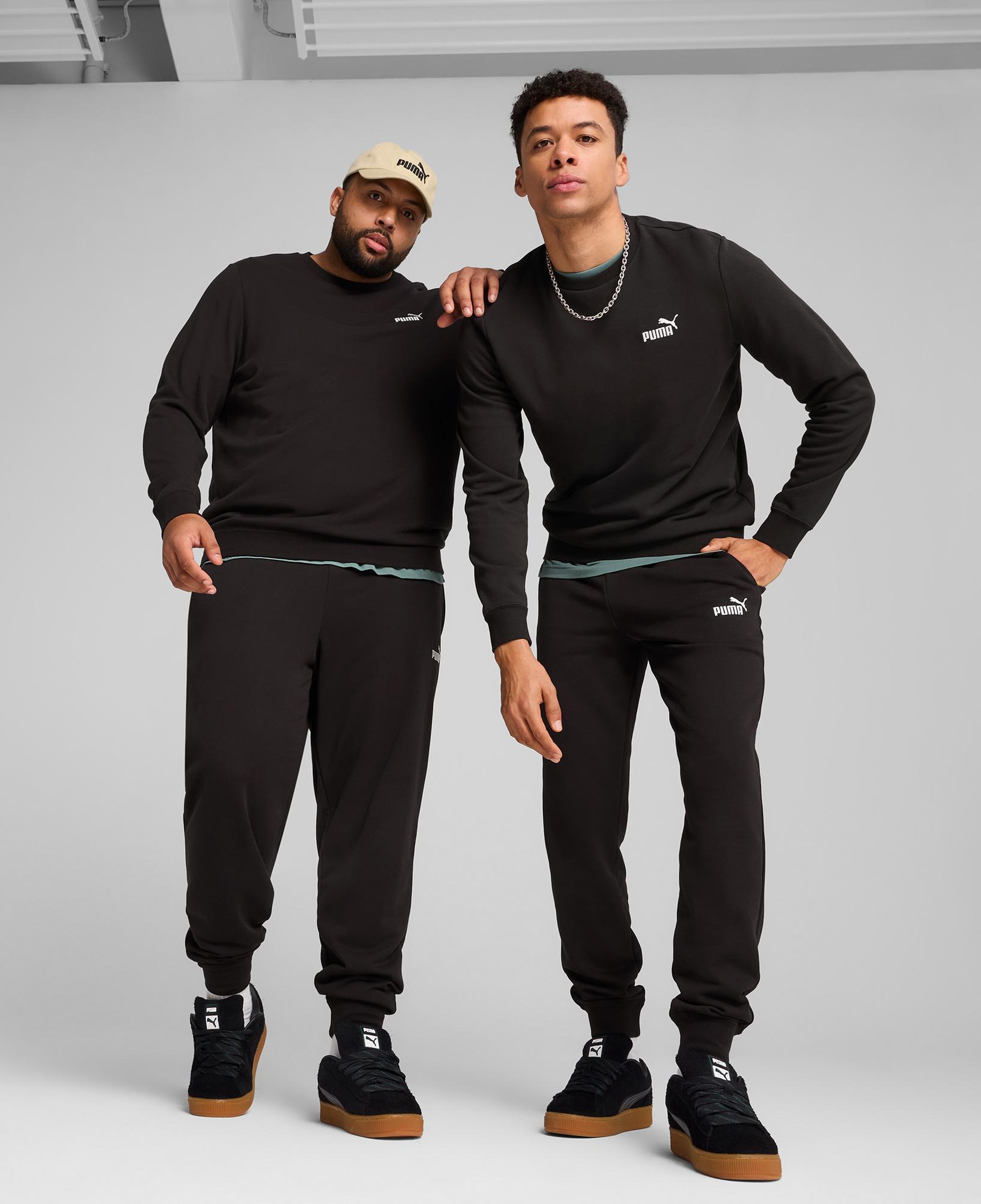 Puma Essentials No 1 Logo Erkek Siyah Eşofman Altı