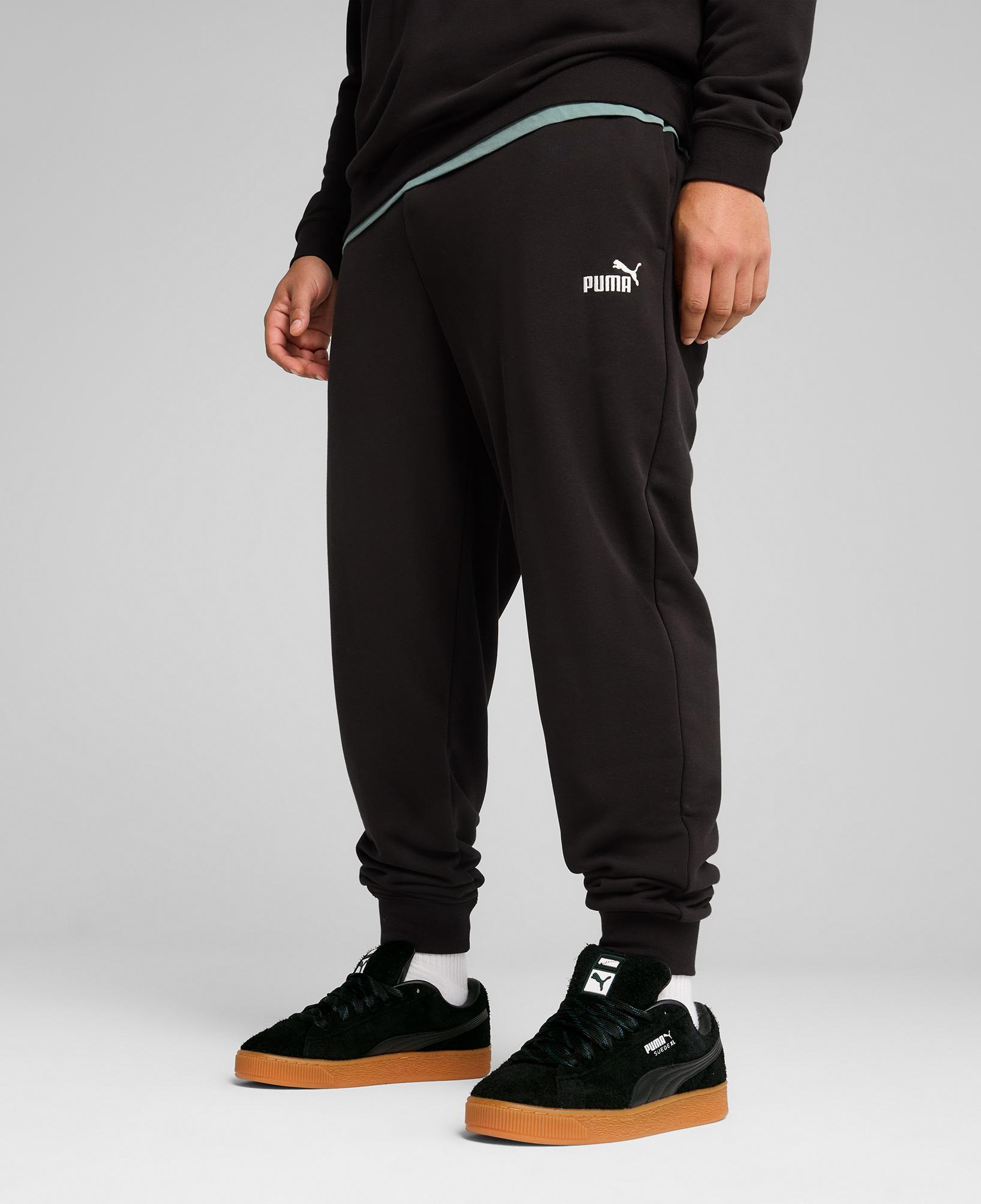 Puma Essentials No 1 Logo Erkek Siyah Eşofman Altı