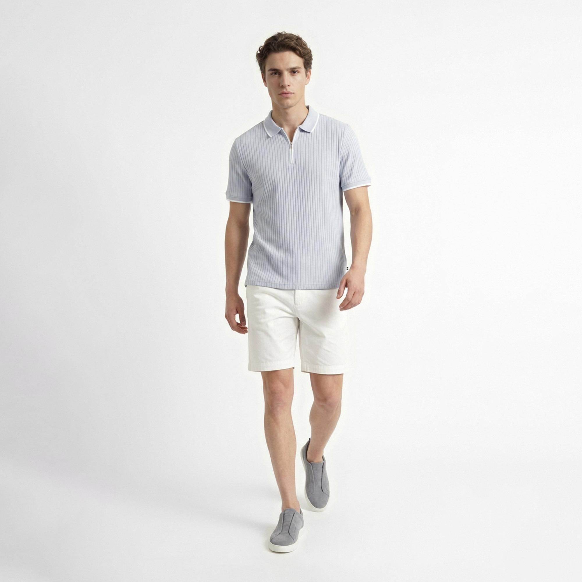 Nautica Erkek Mavi Regular Fit Polo Yaka T-Shirt