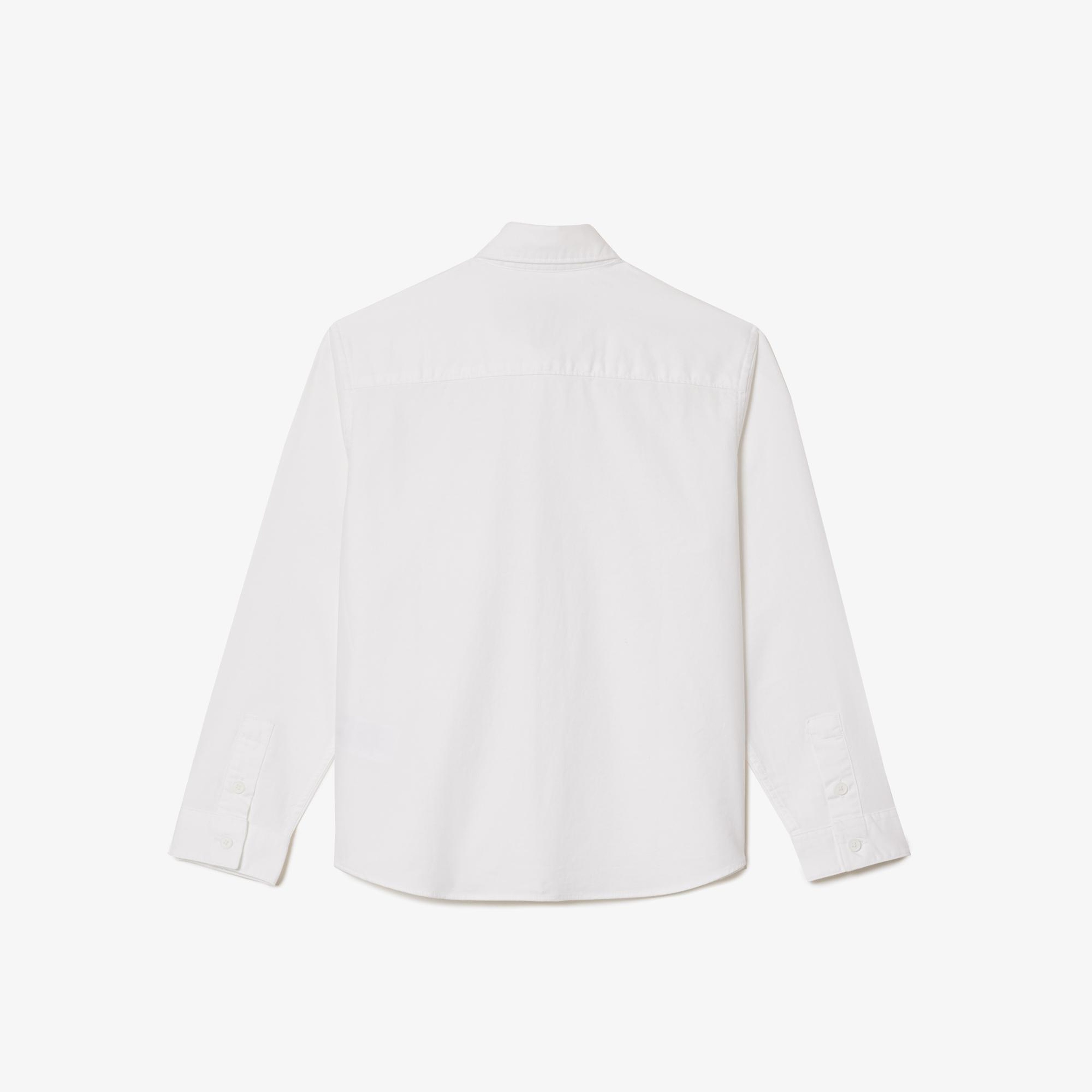 Lacoste Çocuk Uzun Kollu Beyaz Gömlek