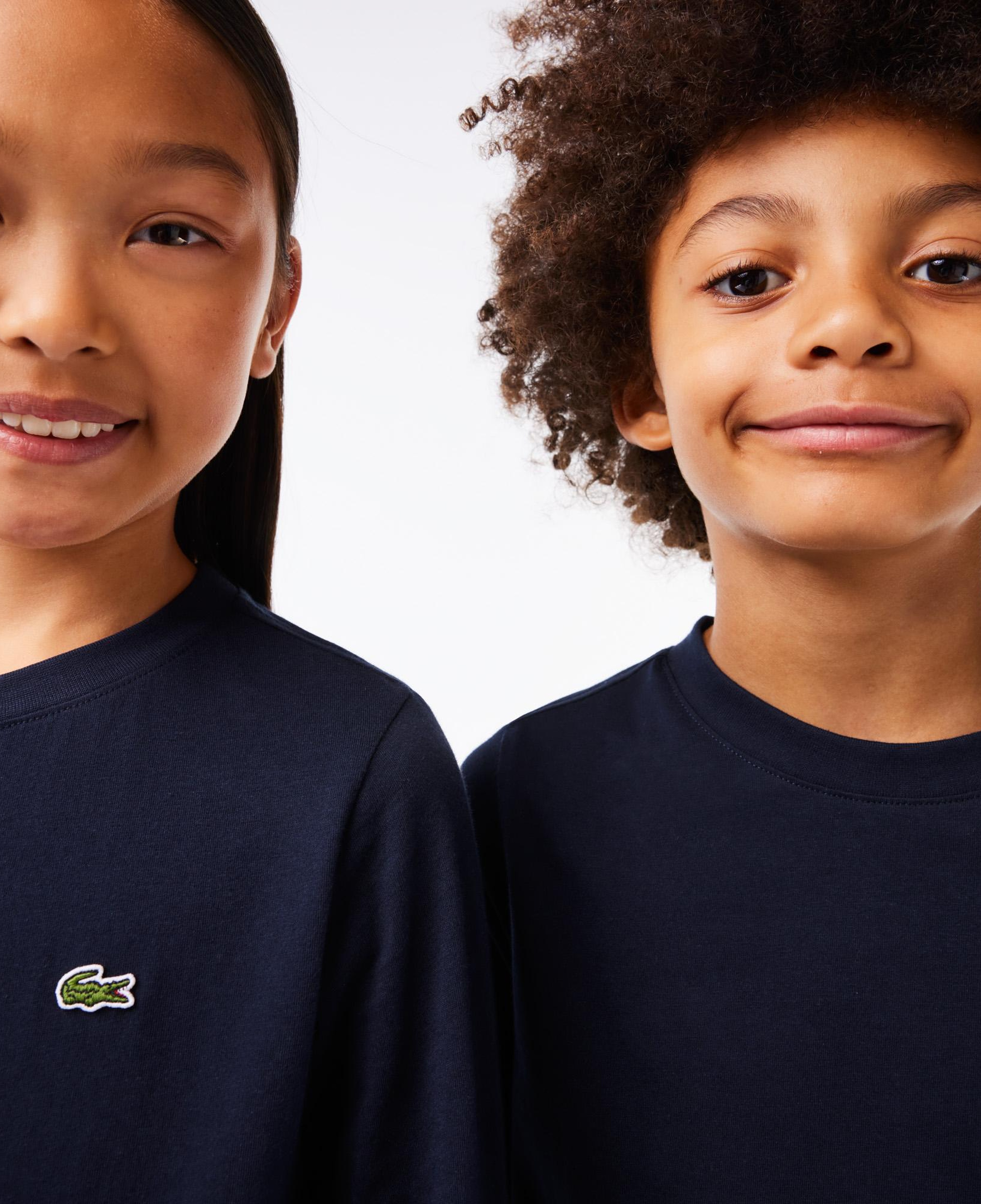 Lacoste Çocuk Uzun Kollu Bisiklet Yaka Lacivert T-Shirt