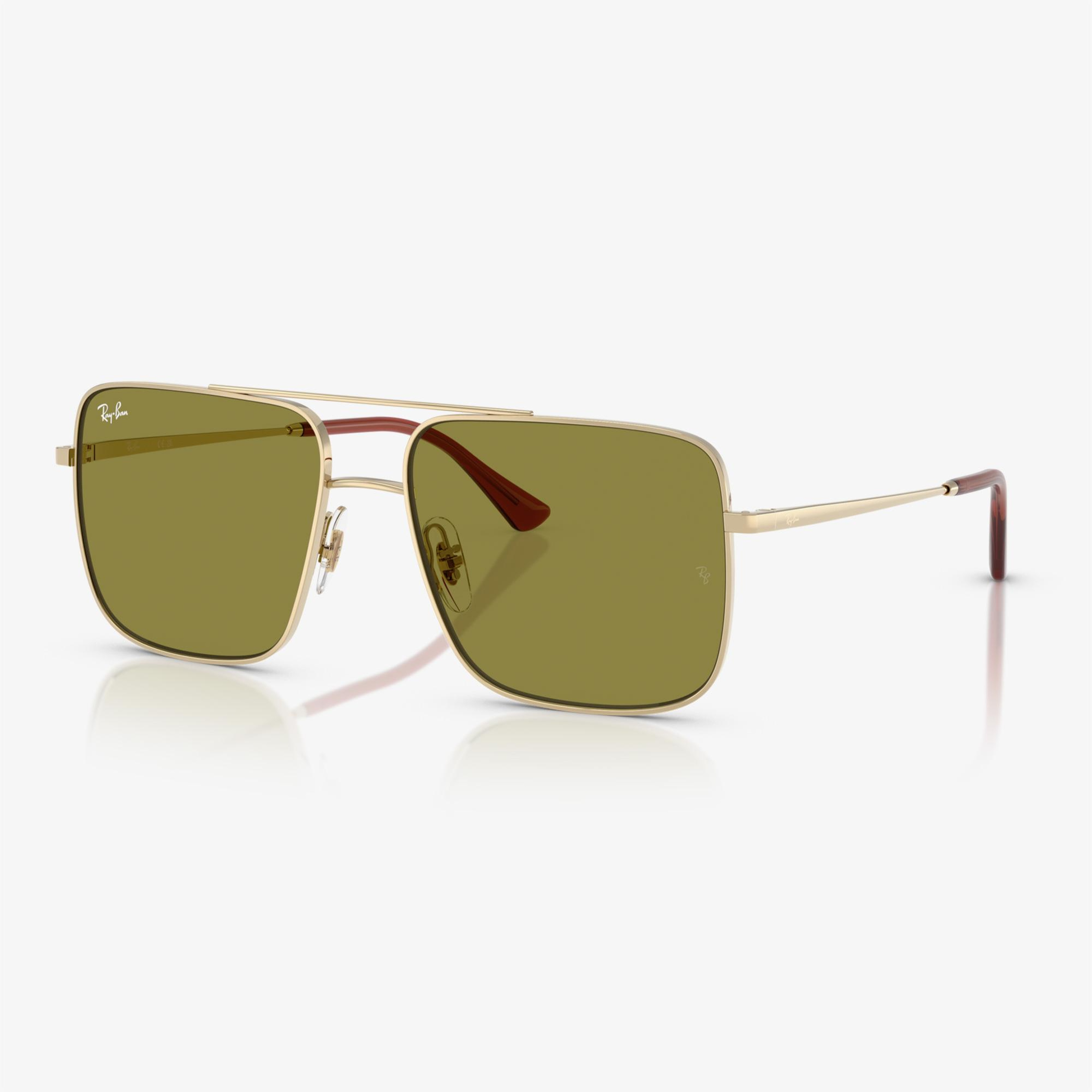 Ray-Ban RB3758 Unisex Altın Rengi Güneş Gözlüğü