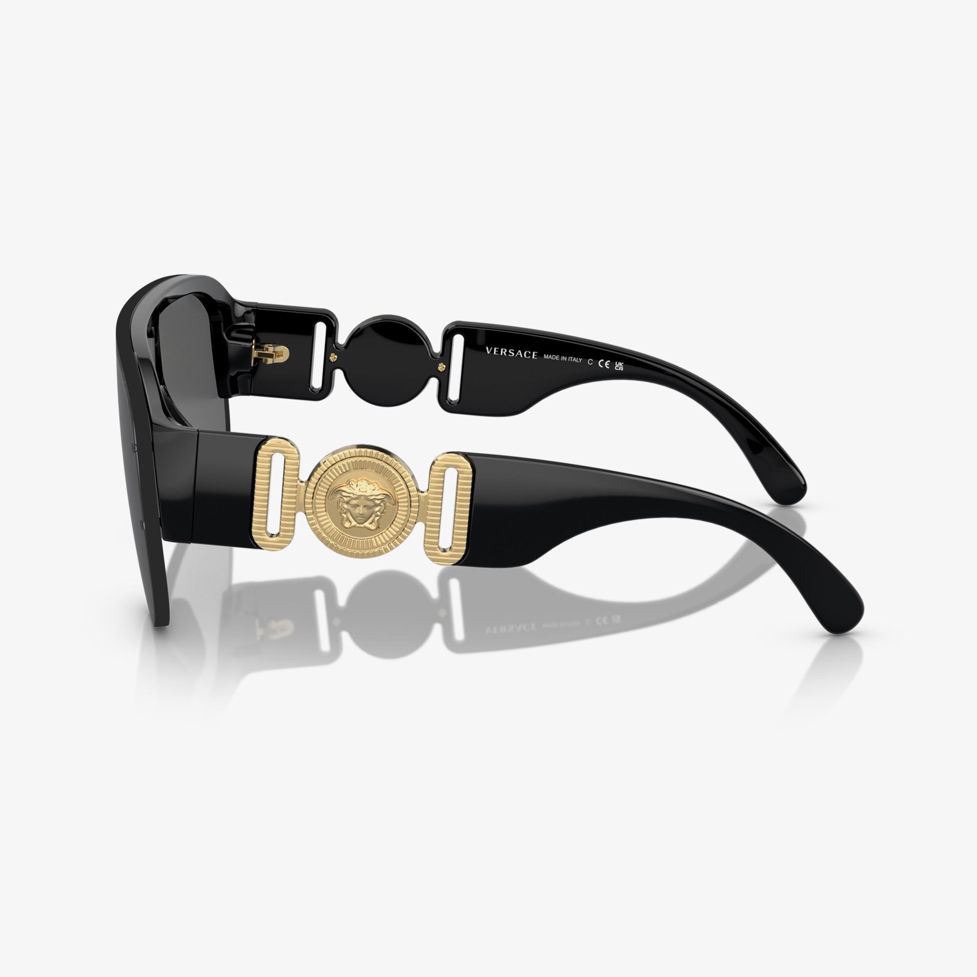 VERSACE 0VE4391 Erkek Siyah Güneş Gözlüğü