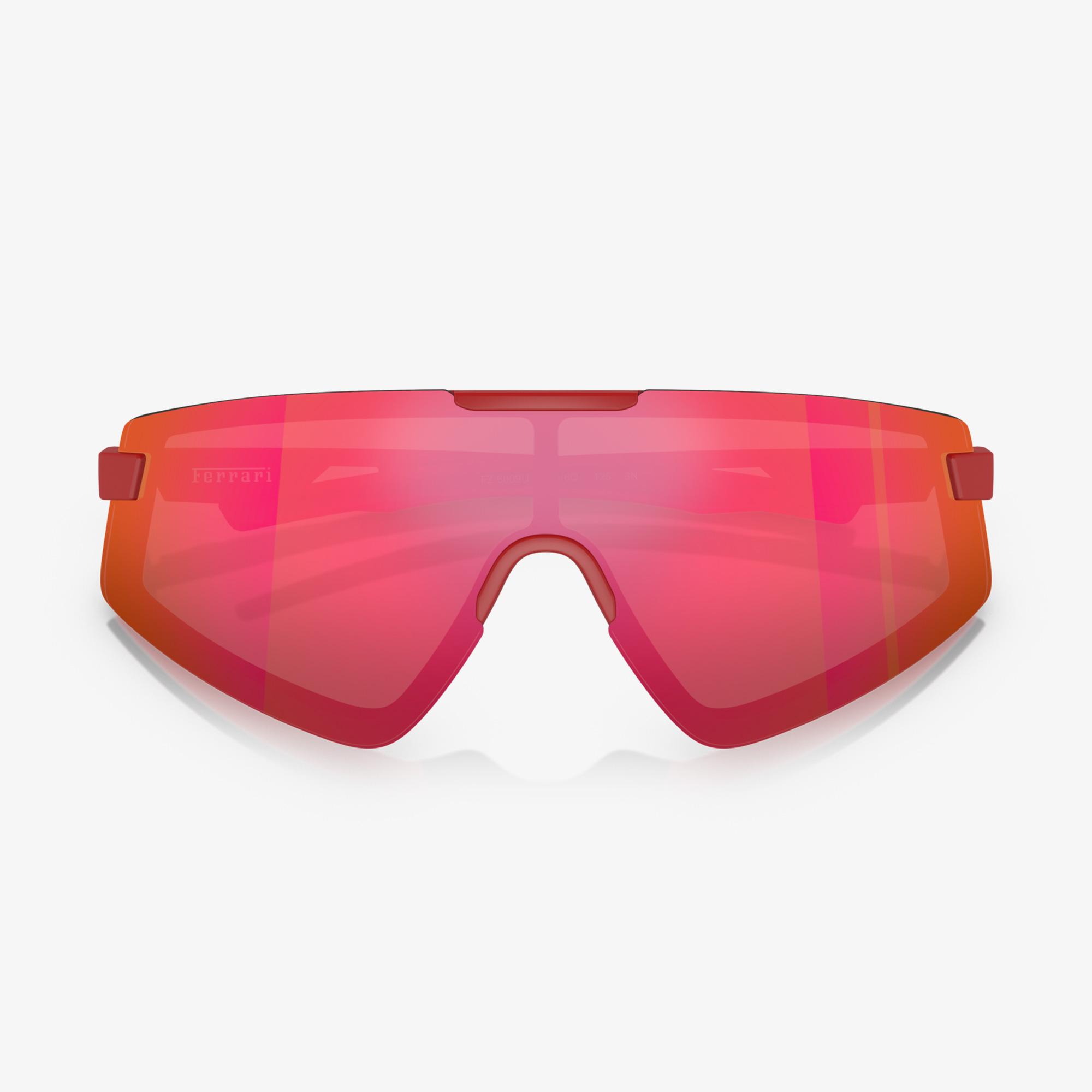 Scuderia Ferrari Injected Erkek Kırmızı Güneş Gözlüğü