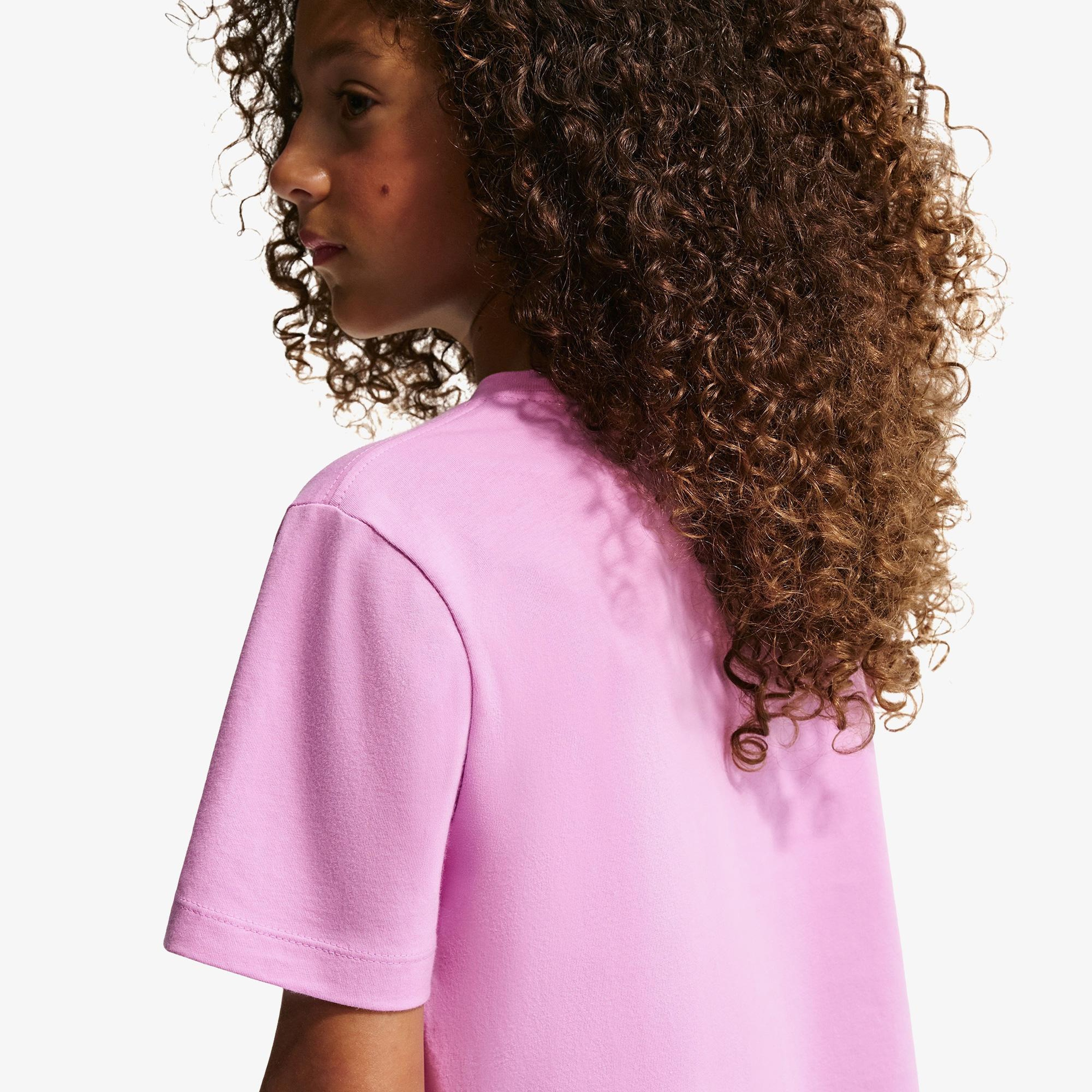 Nike Sportswear Futura Çocuk Pembe Crop T-Shirt