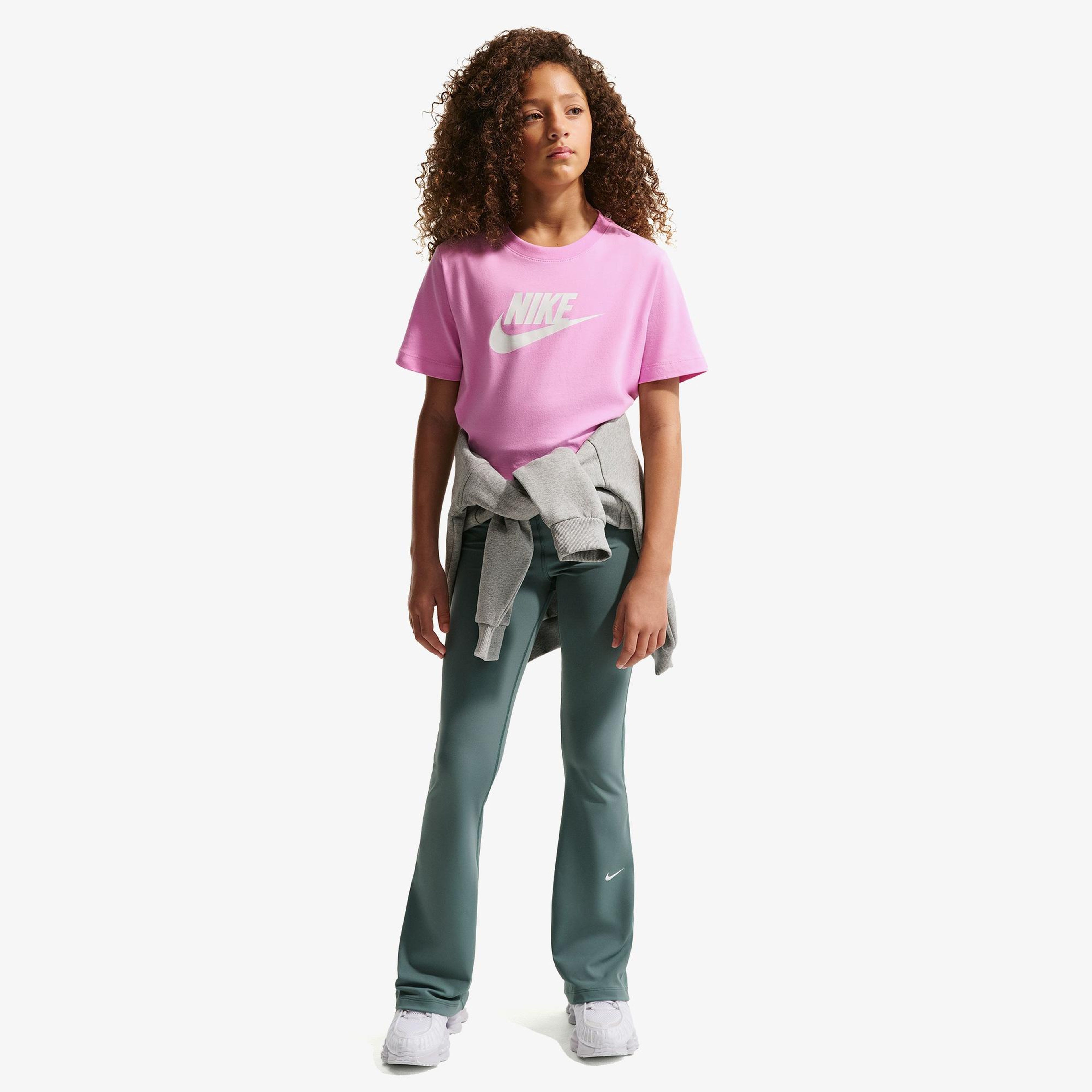 Nike Sportswear Futura Çocuk Pembe Crop T-Shirt