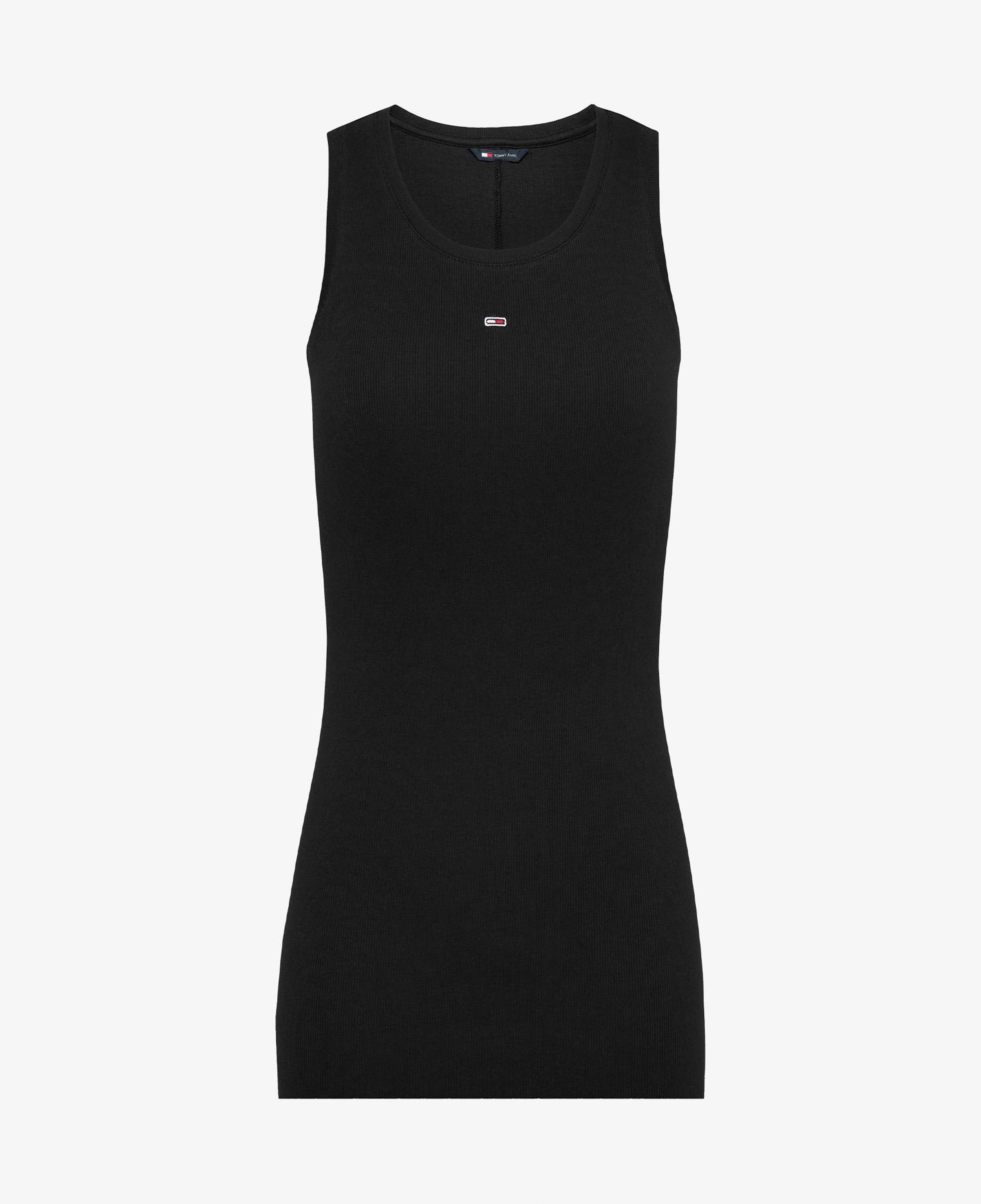 Tommy Hilfiger Denim Essentials Kadın Siyah Elbise