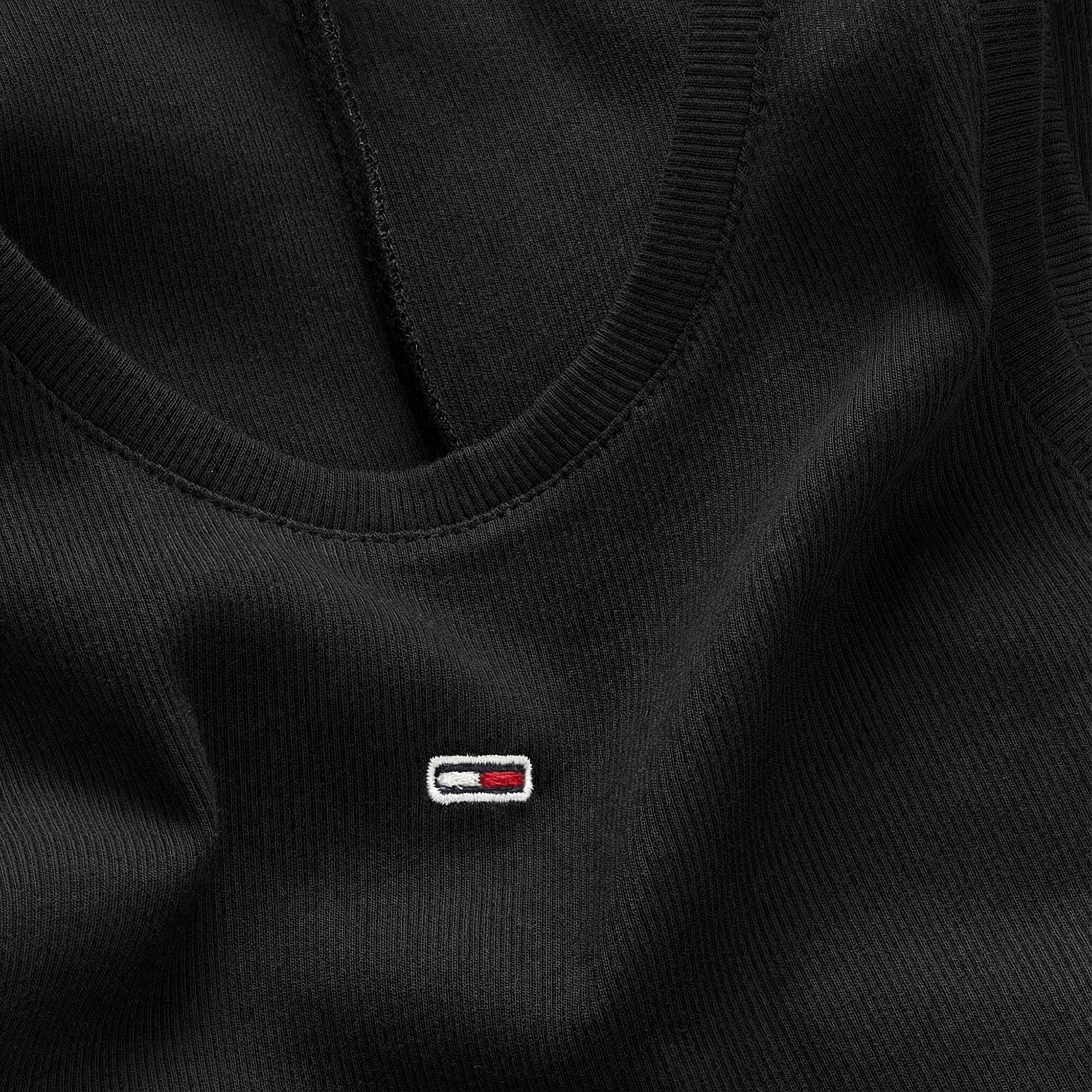 Tommy Hilfiger Denim Essentials Kadın Siyah Elbise