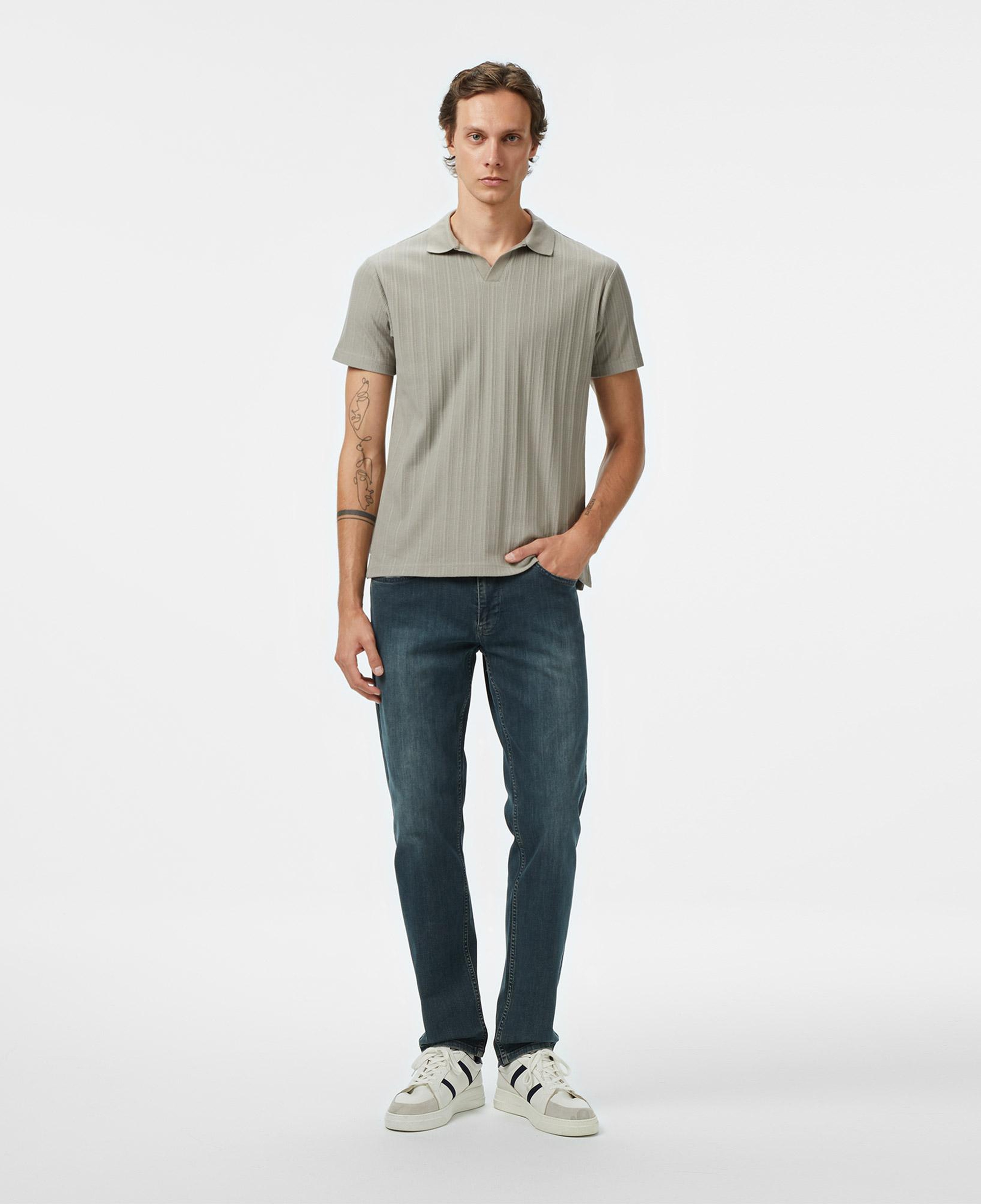 Nautica Erkek Yeşil Classic Fit Polo Yaka T-Shirt