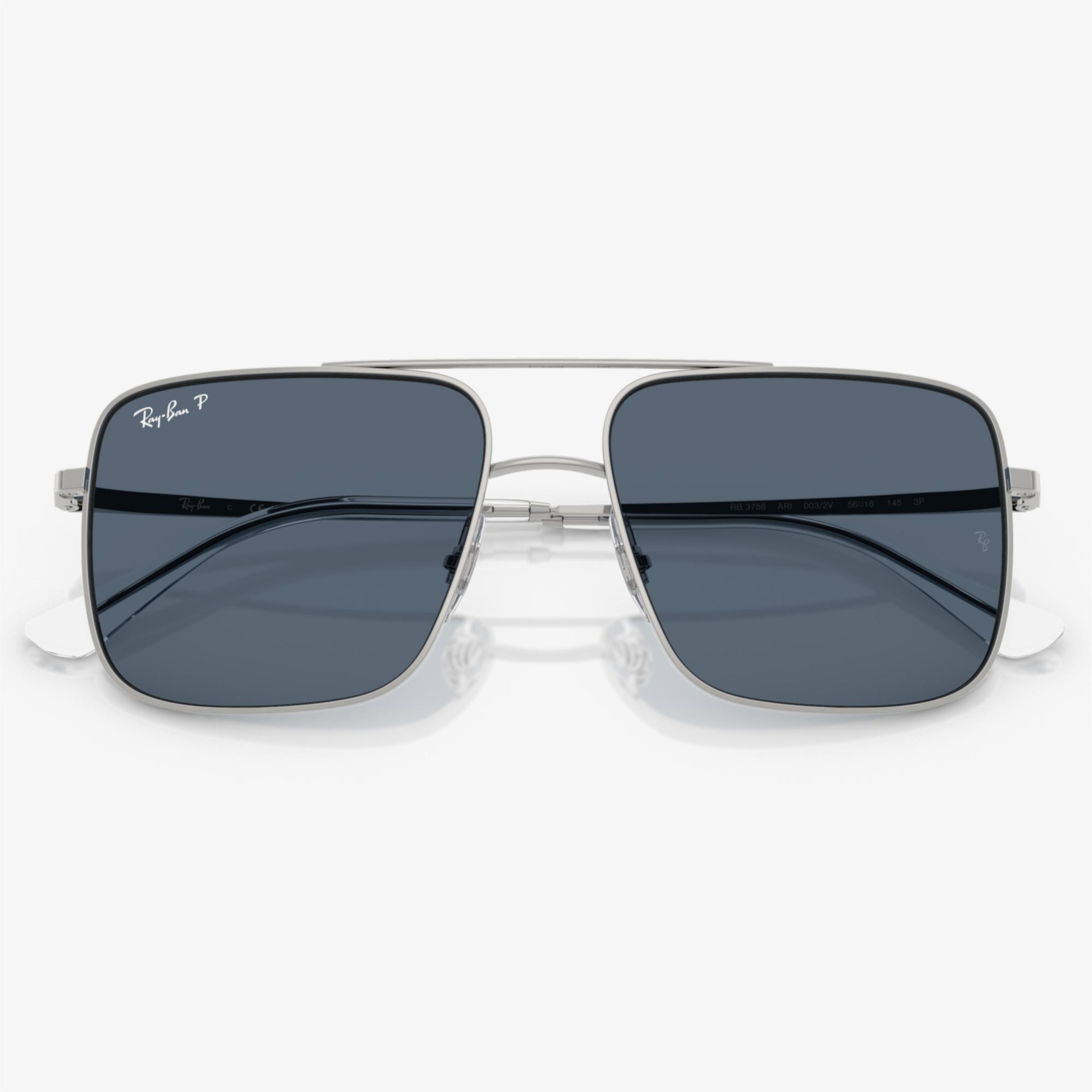 Ray-Ban RB3758 Unisex Gümüş Güneş Gözlüğü