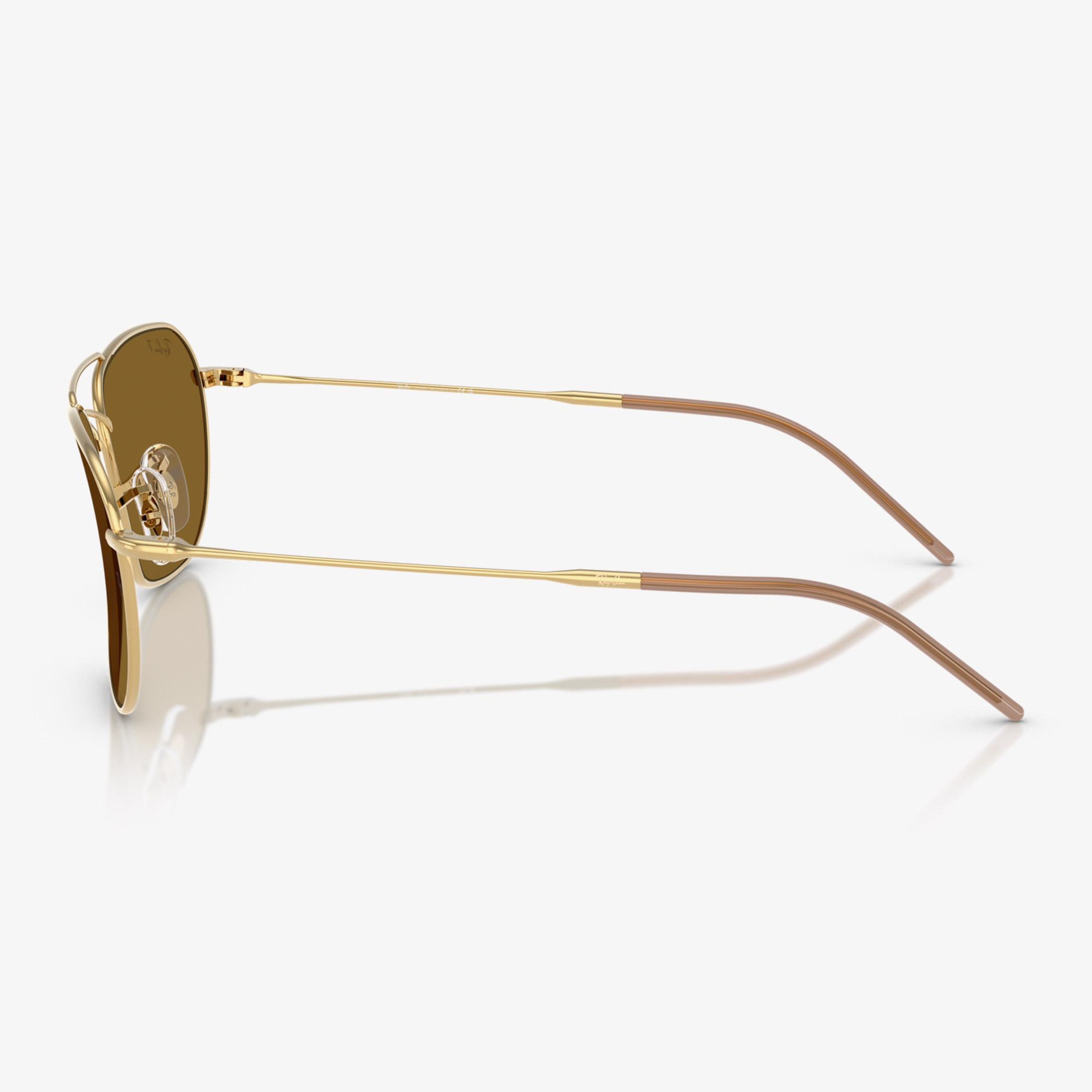 Ray-Ban Caravan Reverse RBR0102S Unisex Altın Rengi Güneş Gözlüğü