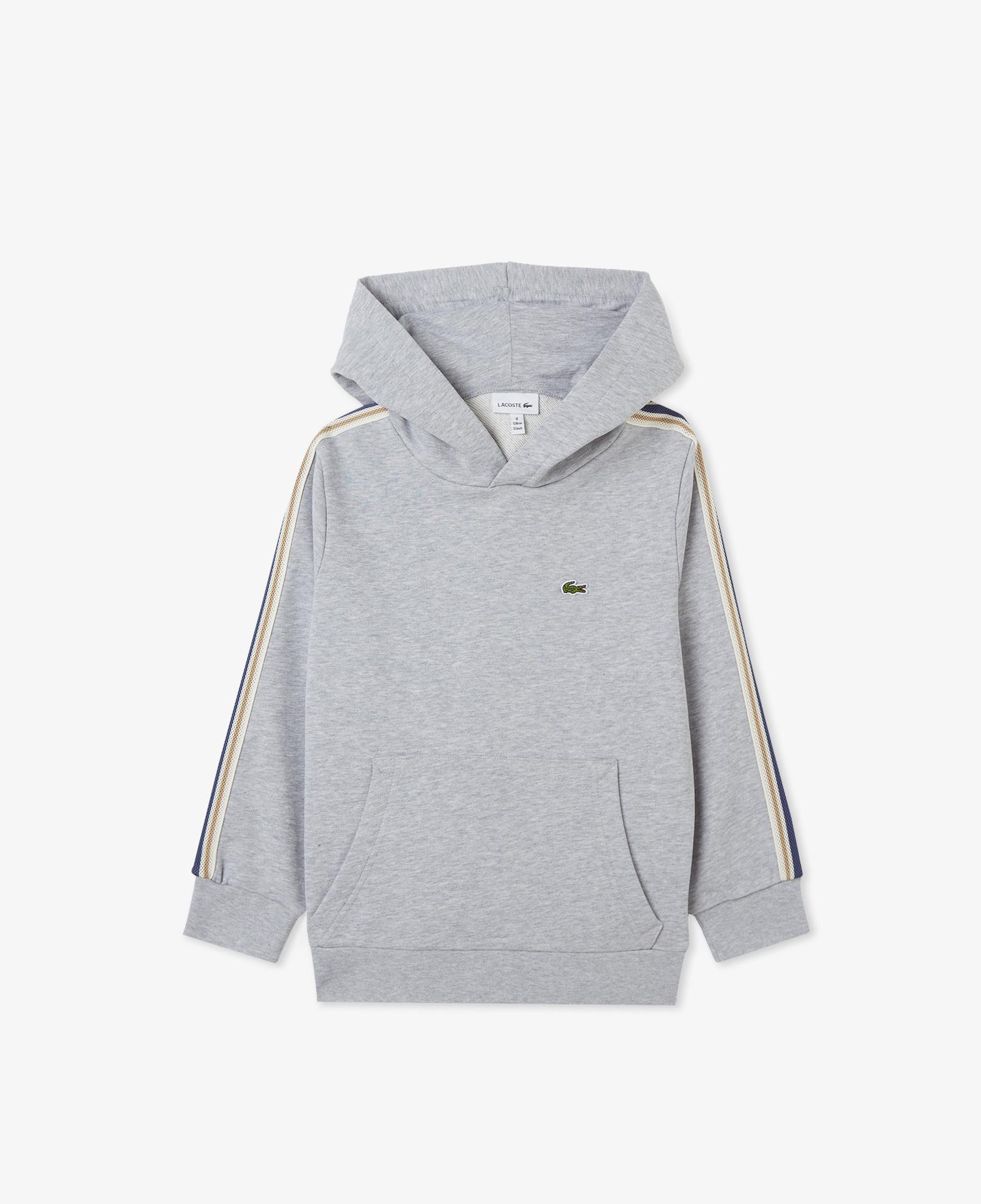 Lacoste Çocuk Bisiklet Yaka Gri Sweatshirt