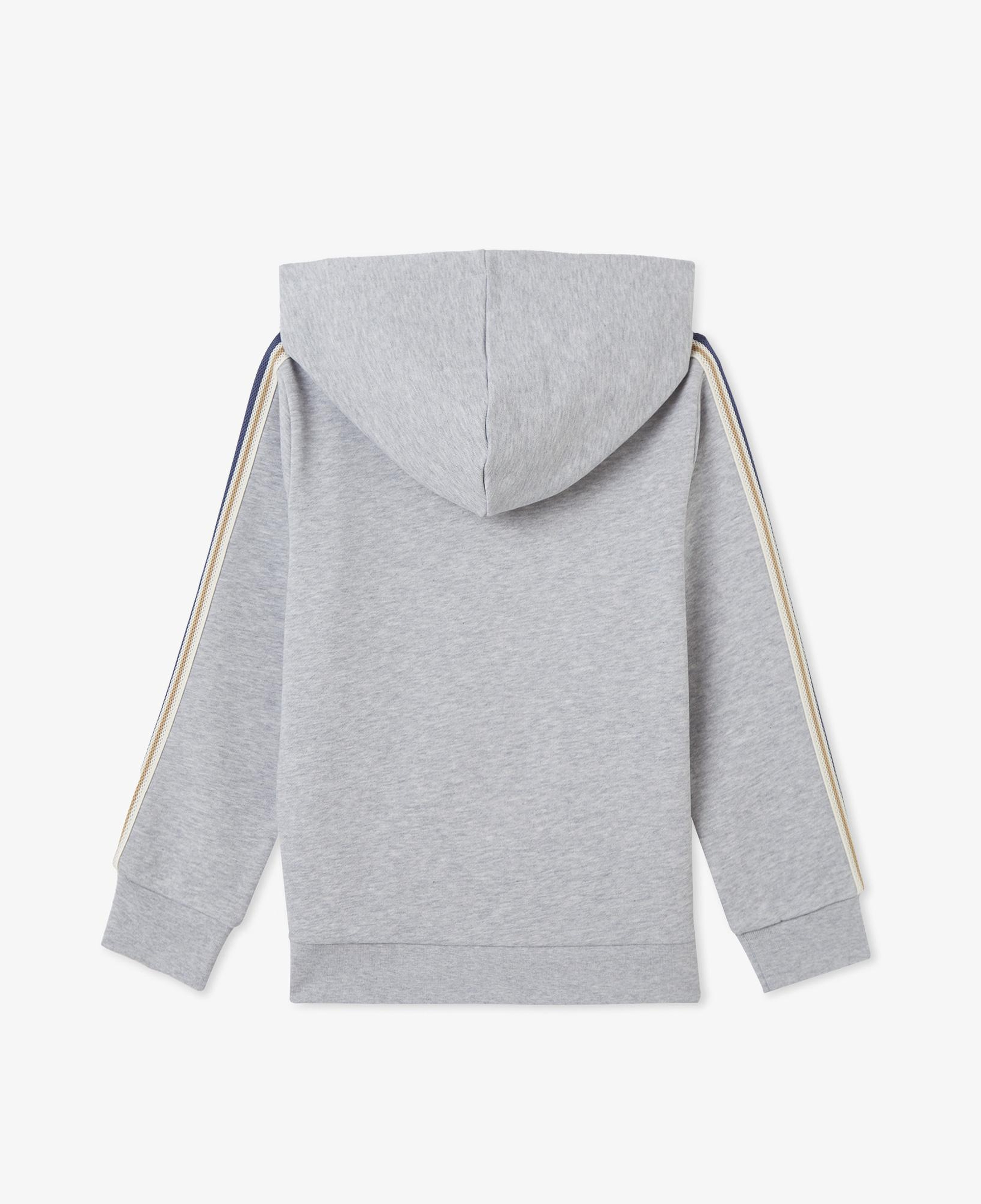 Lacoste Çocuk Bisiklet Yaka Gri Sweatshirt